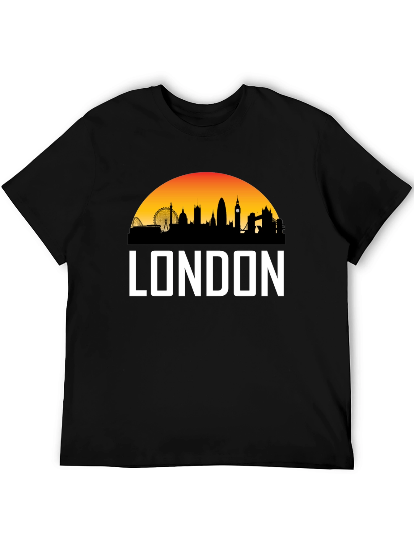 London Skyline Graphic Tee - Cityscape T-Shirt