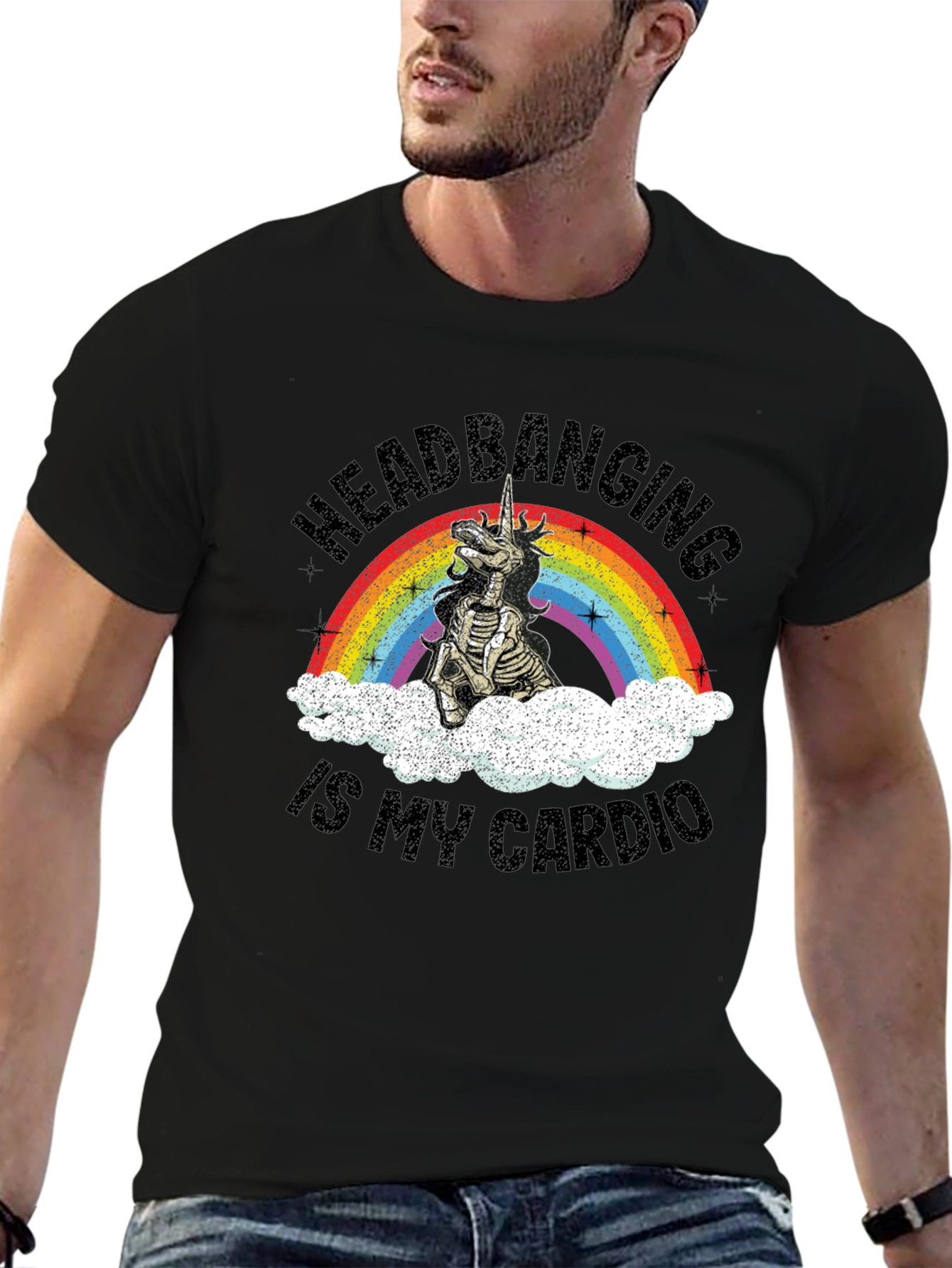 Headbanging is My Cardio Unicorn T-Shirt
