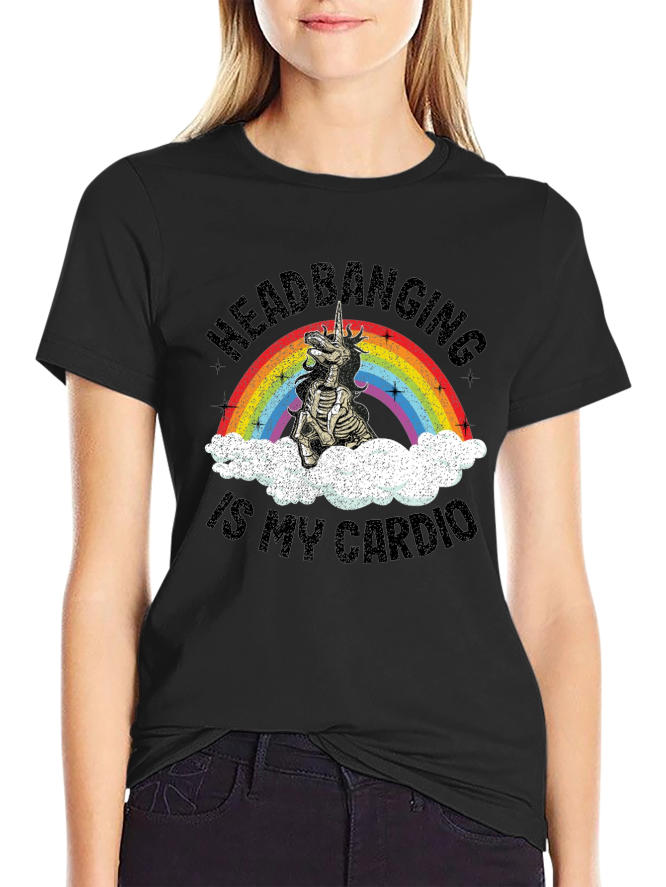 Headbanging is My Cardio Unicorn T-Shirt