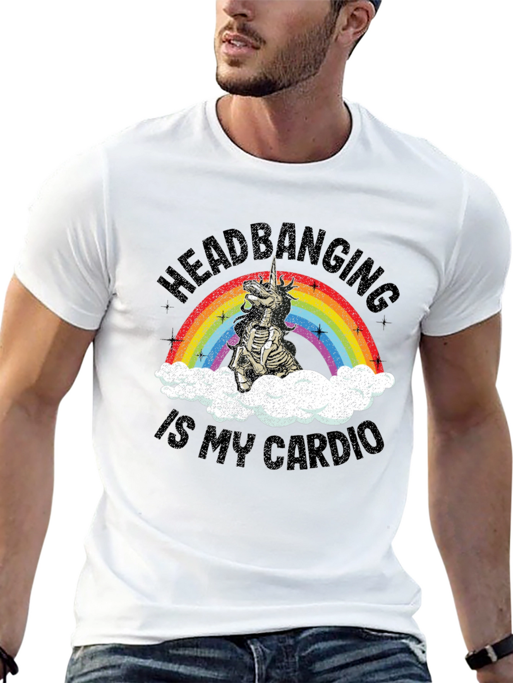 Headbanging is My Cardio Unicorn T-Shirt