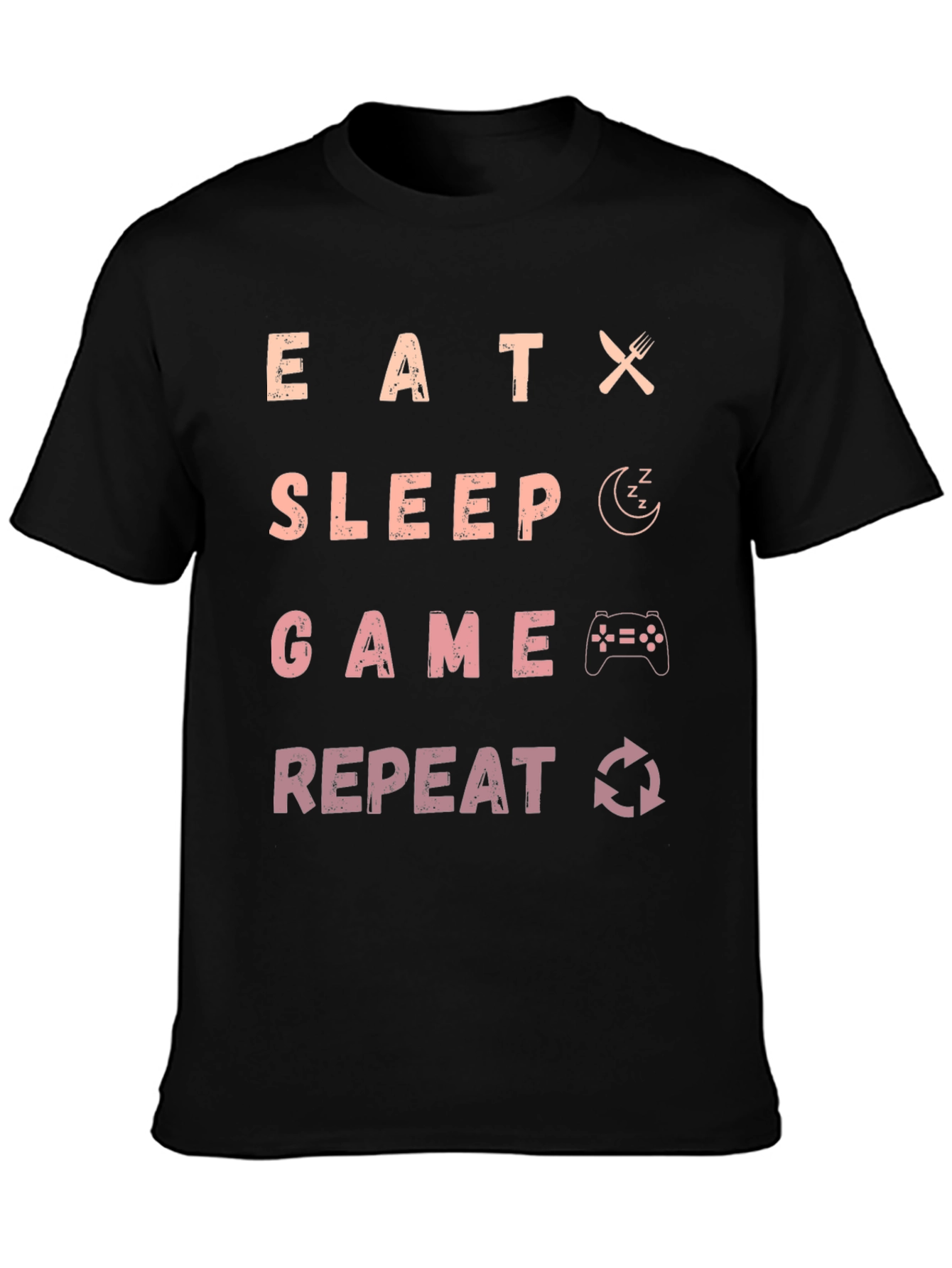 Eat Sleep Game Repeat T-Shirt
