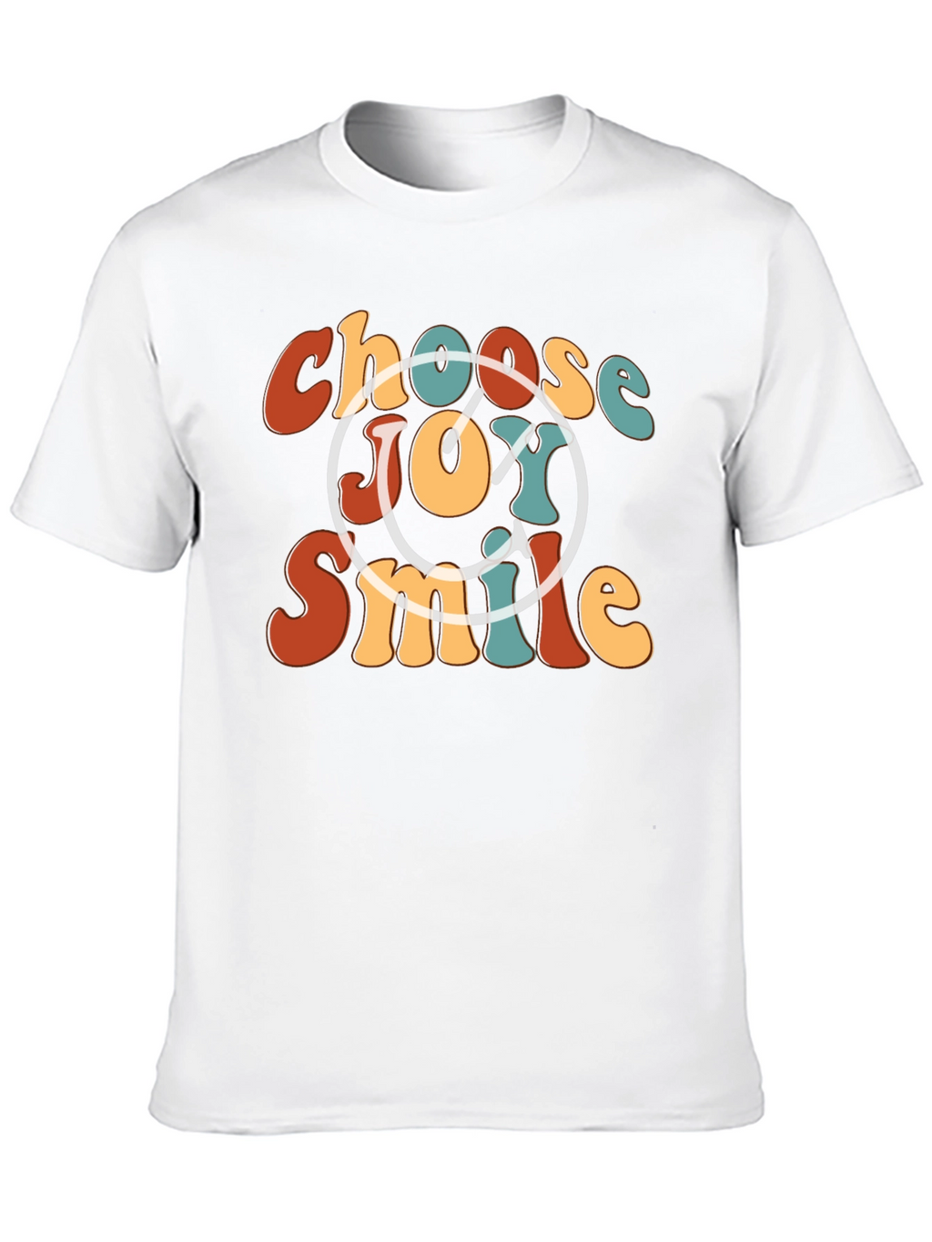 Choose Joy Smile Retro Graphic Tee