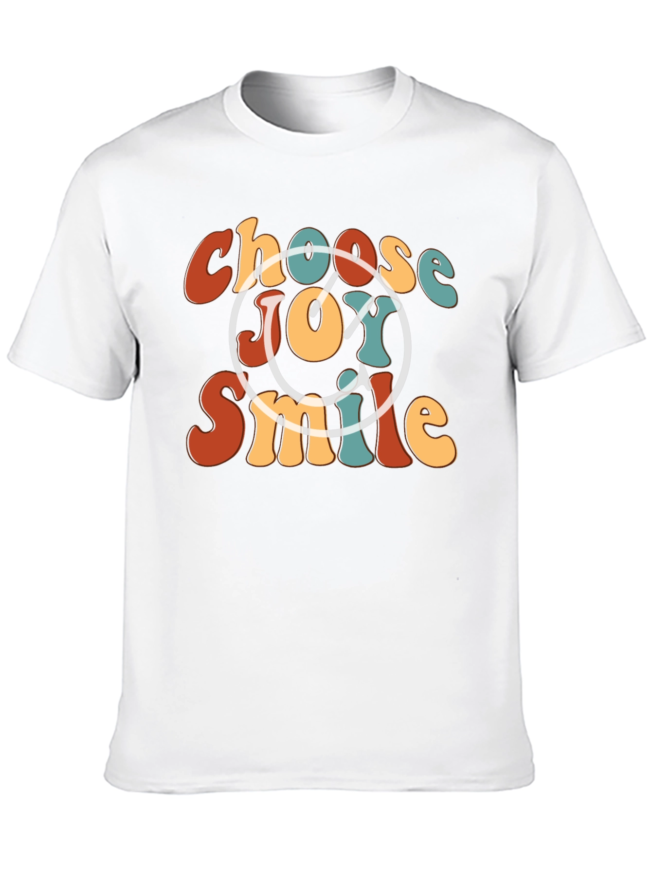 Choose Joy Smile Retro Graphic Tee