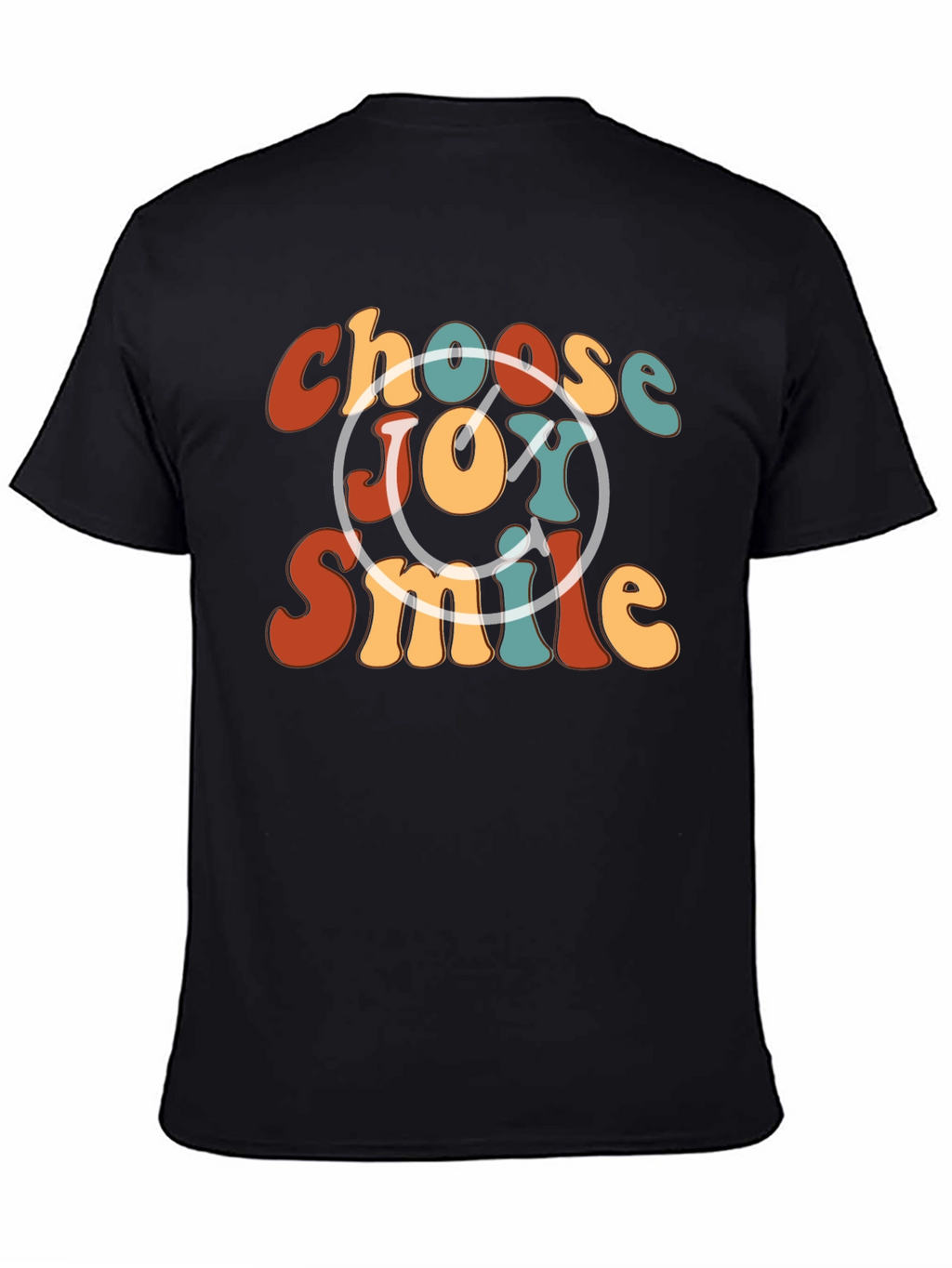 Choose Joy Smile Retro Graphic Tee