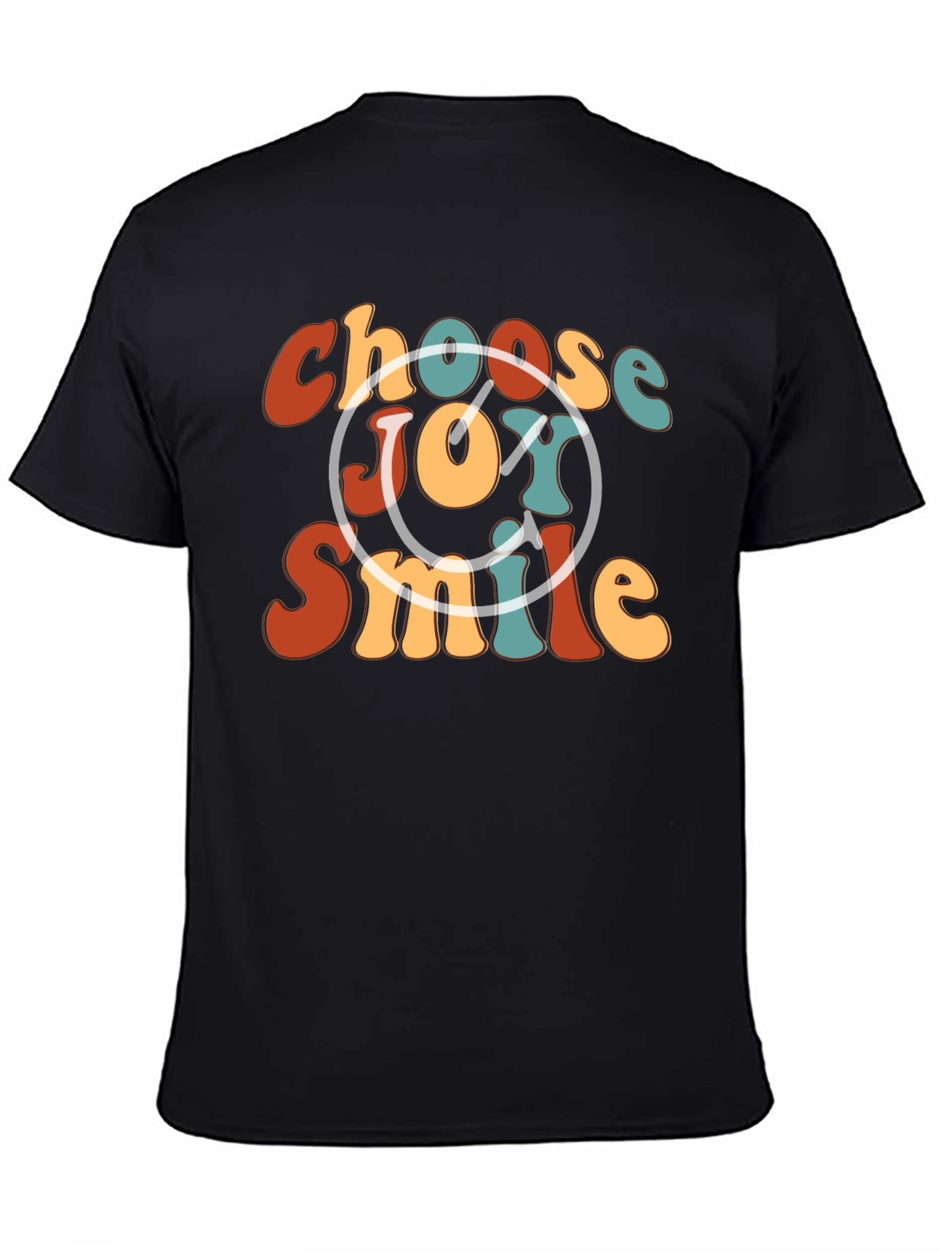 Choose Joy Smile Retro Graphic Tee