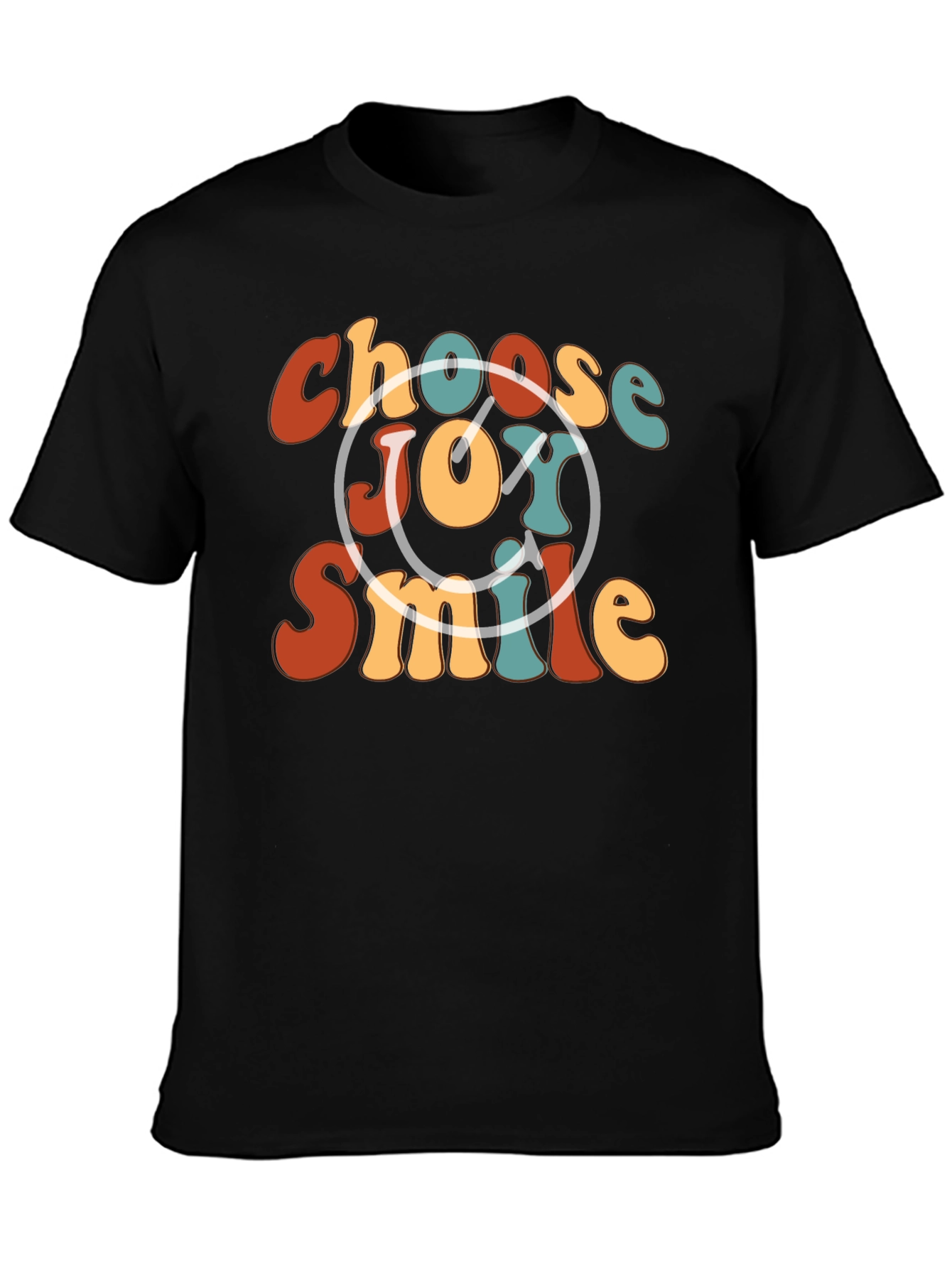 Choose Joy Smile Retro Graphic Tee