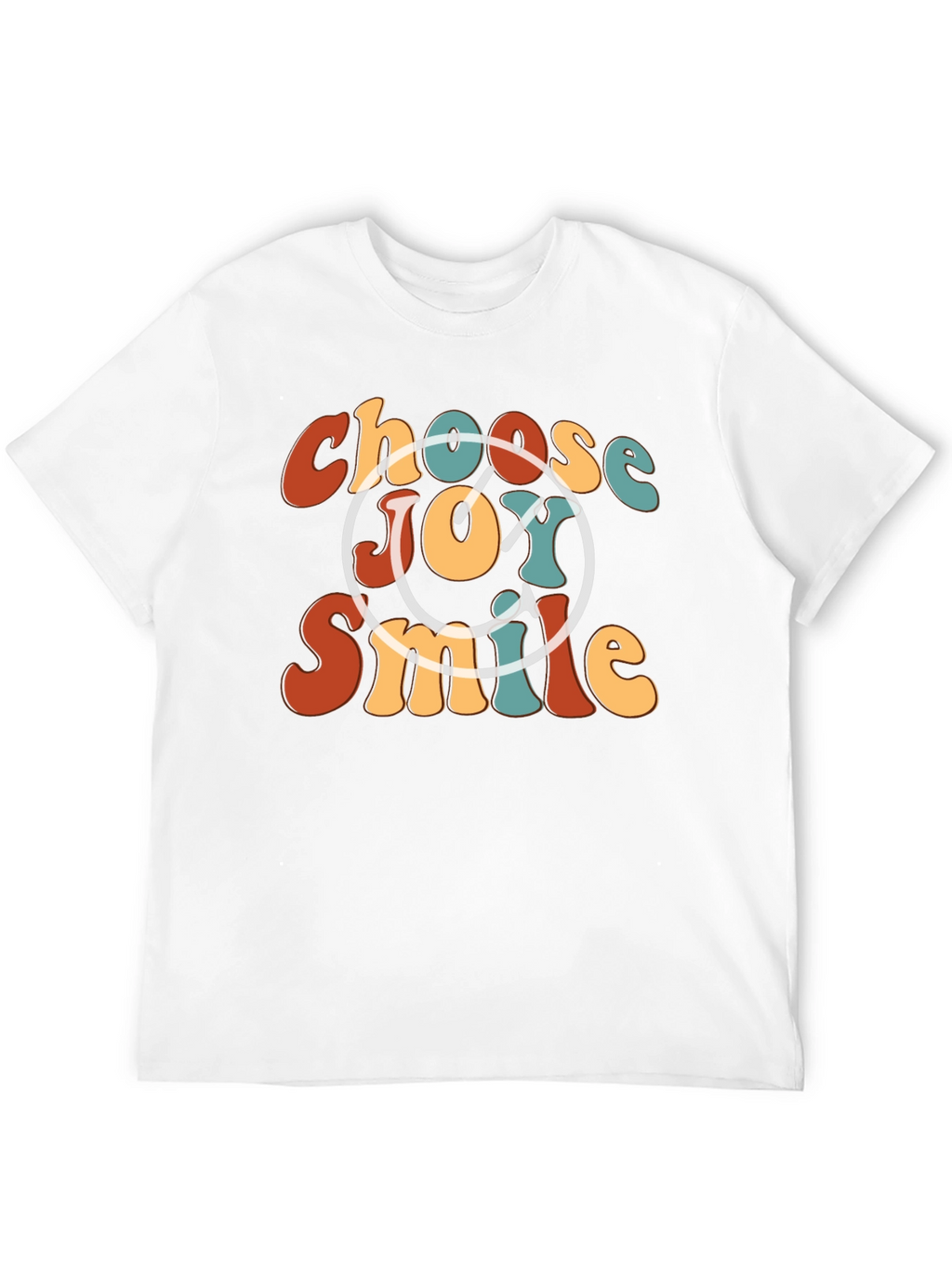 Choose Joy Smile Retro Graphic Tee