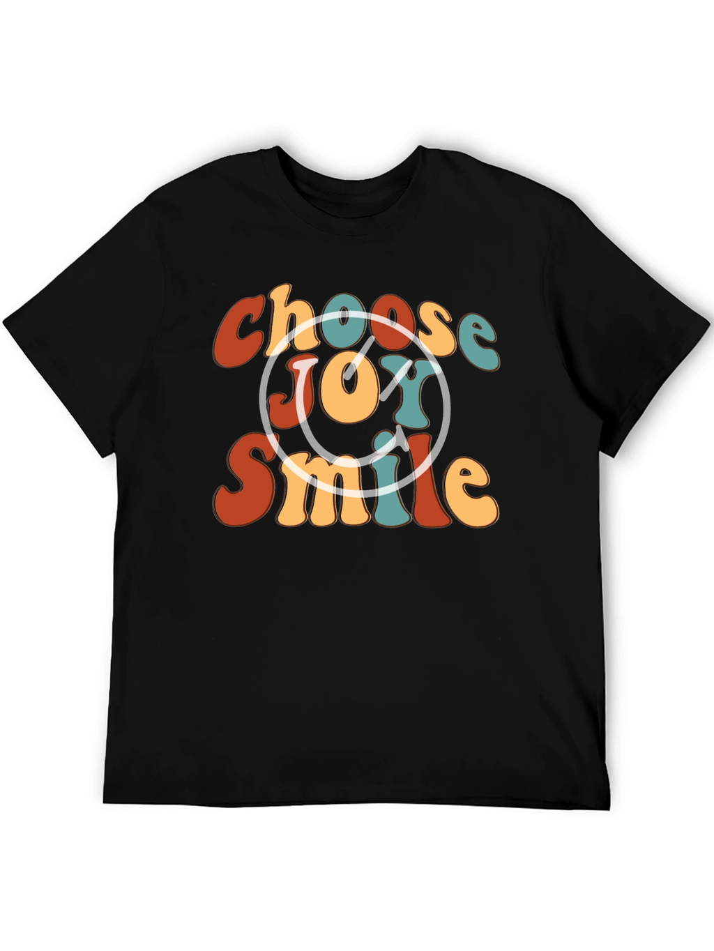 Choose Joy Smile Retro Graphic Tee