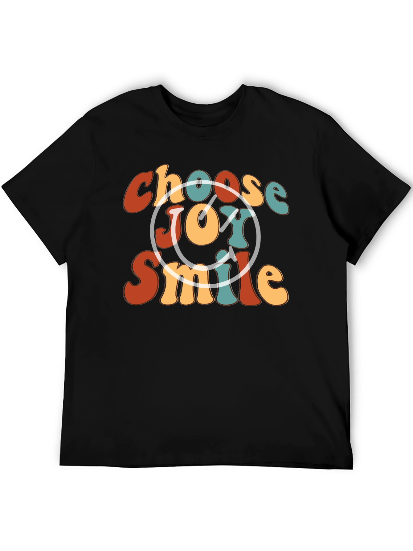 Choose Joy Smile Retro Graphic Tee