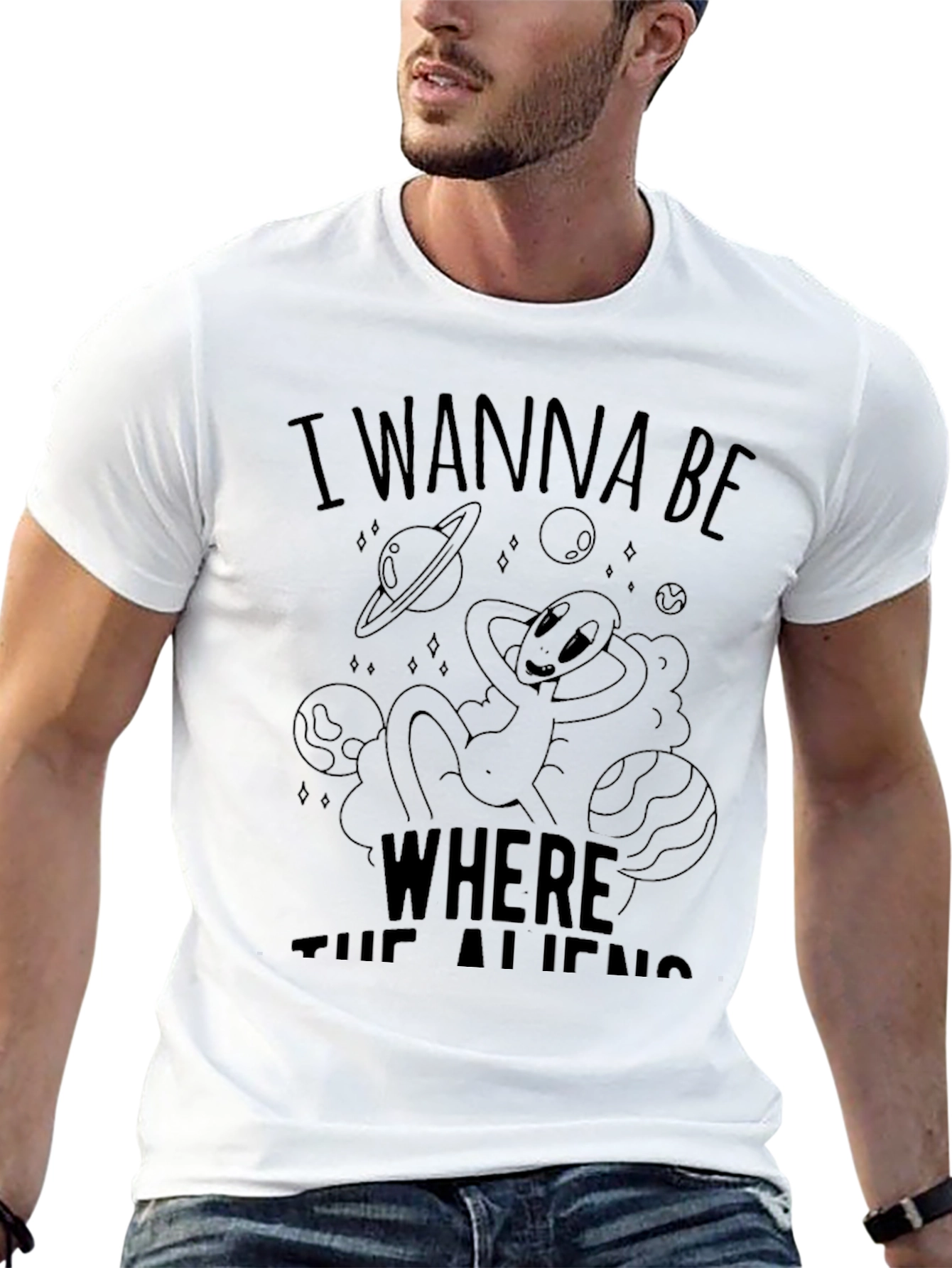 I Wanna Be Where The Aliens Are T-Shirt