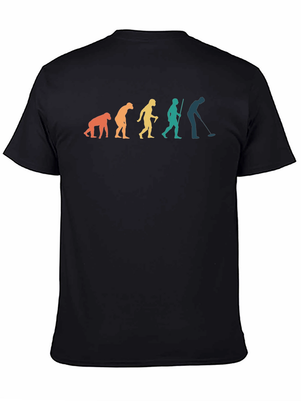 Evolution of Treasure Hunter T-Shirt - Metal Detecting Tee
