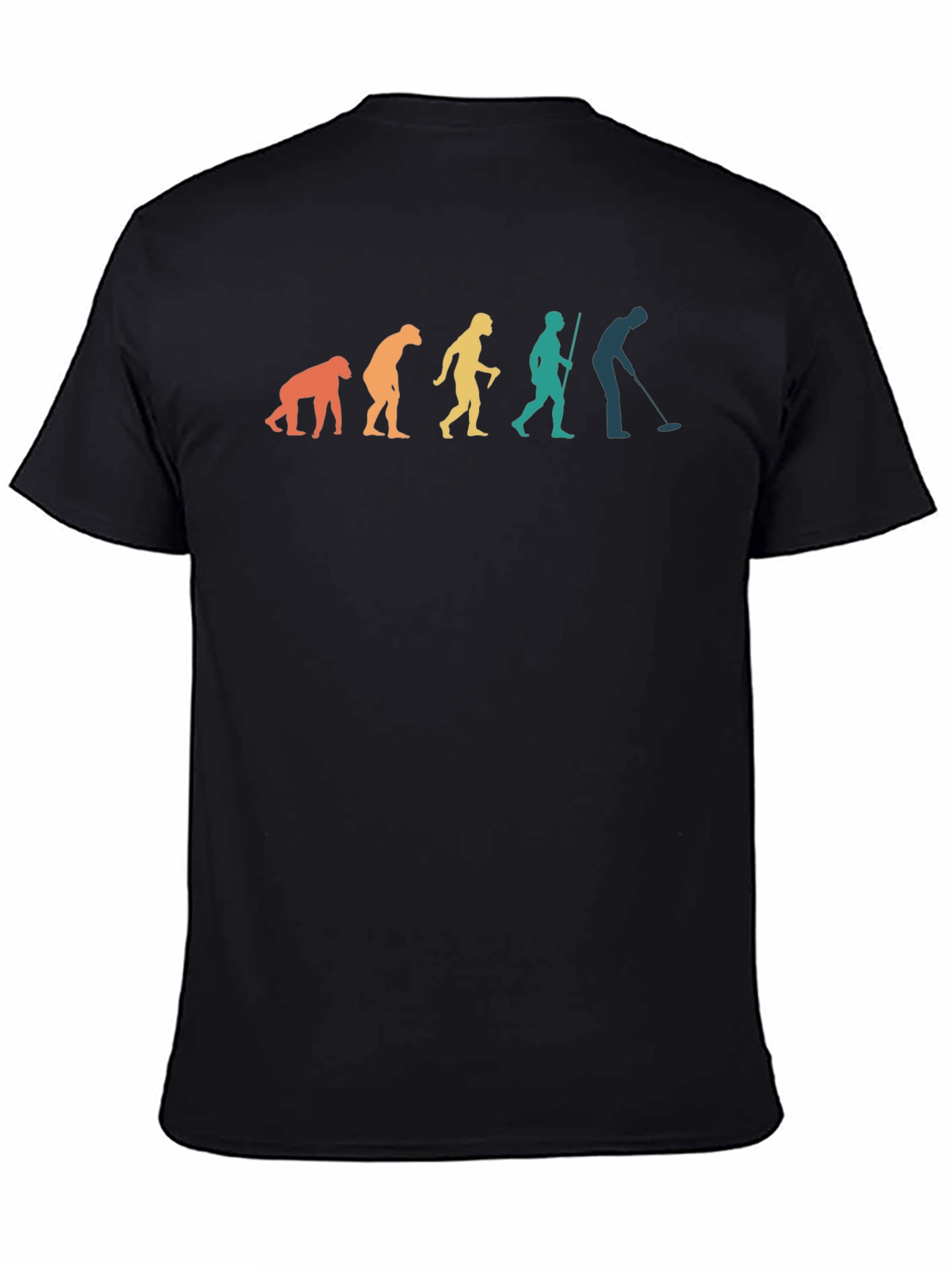 Evolution of Treasure Hunter T-Shirt - Metal Detecting Tee
