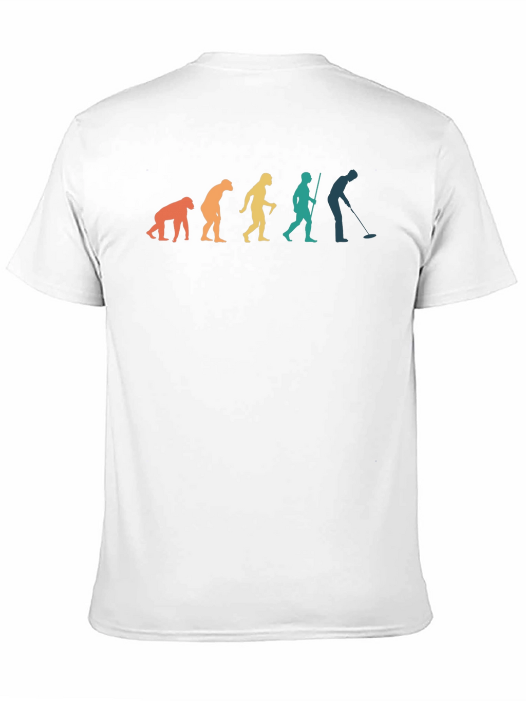 Evolution of Treasure Hunter T-Shirt - Metal Detecting Tee