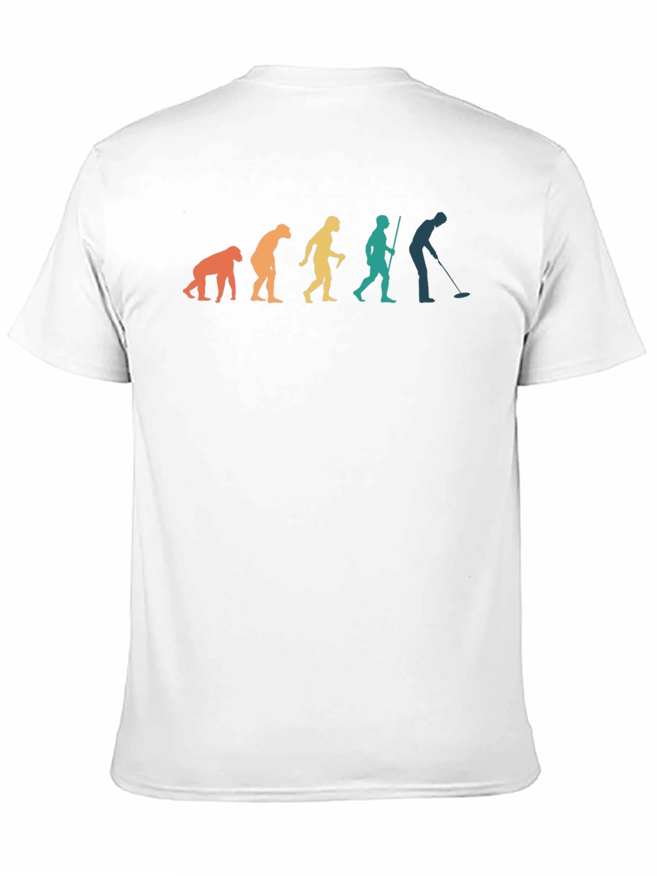 Evolution of Treasure Hunter T-Shirt - Metal Detecting Tee