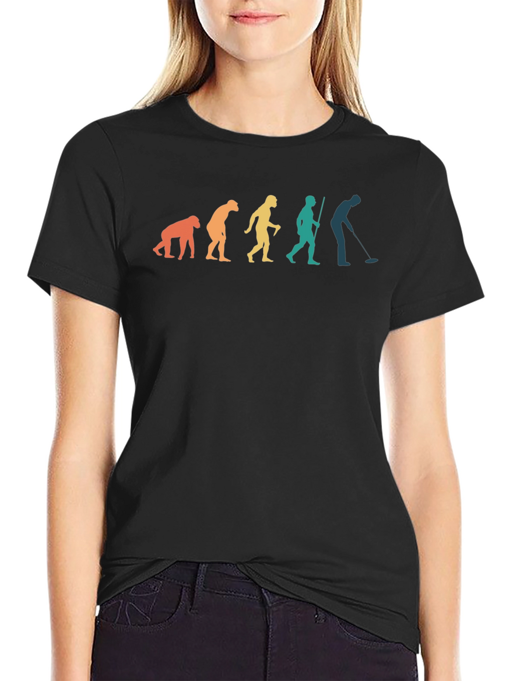 Evolution of Treasure Hunter T-Shirt - Metal Detecting Tee