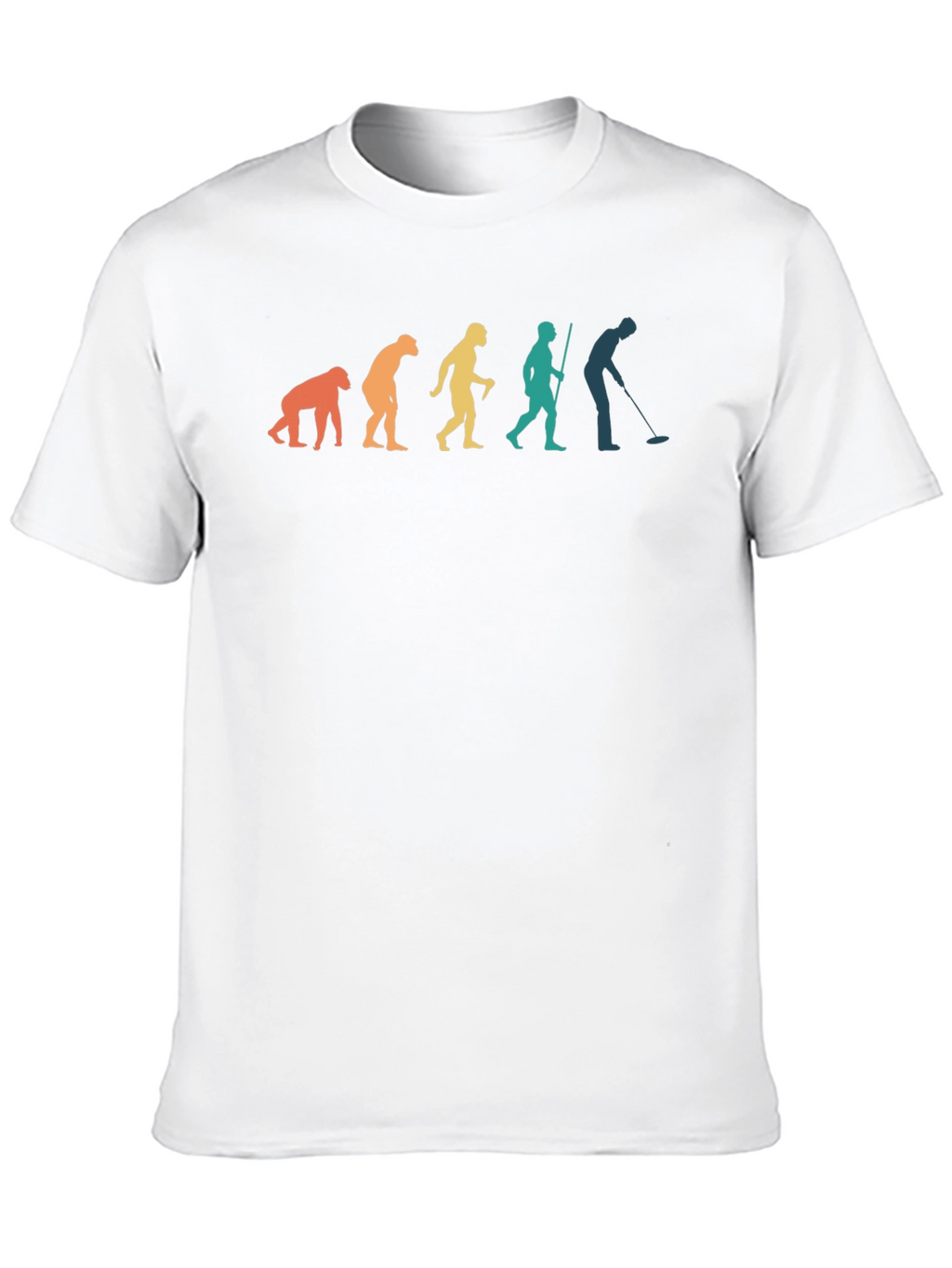 Evolution of Treasure Hunter T-Shirt - Metal Detecting Tee