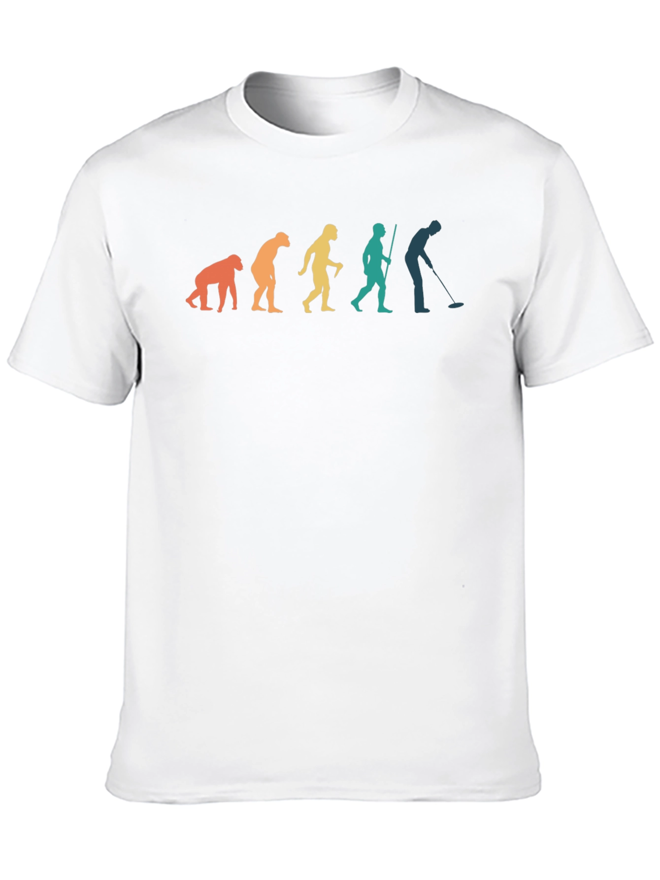 Evolution of Treasure Hunter T-Shirt - Metal Detecting Tee