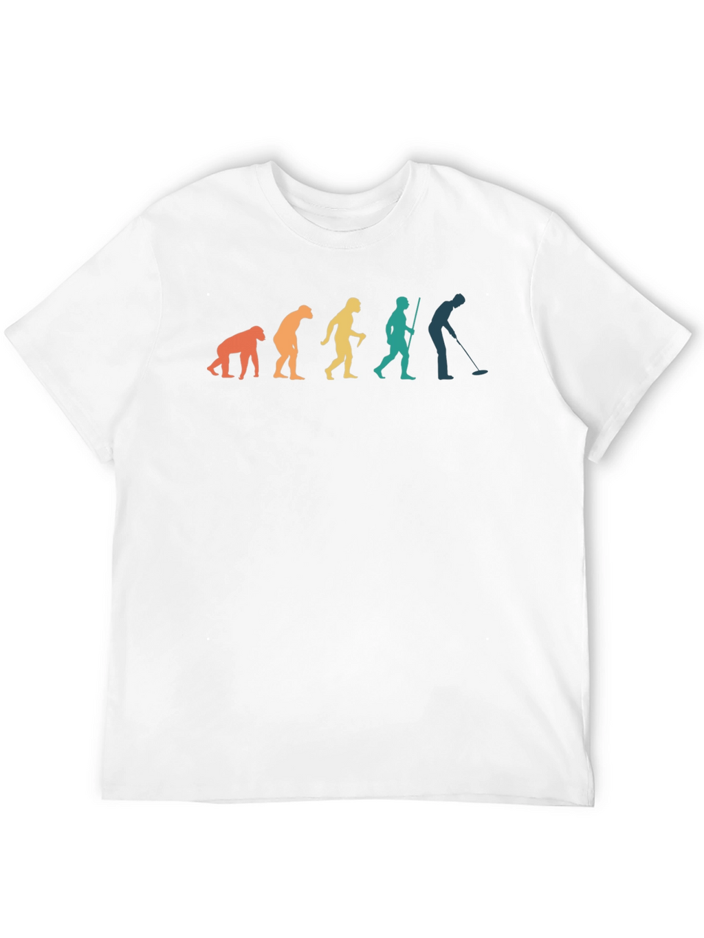 Evolution of Treasure Hunter T-Shirt - Metal Detecting Tee