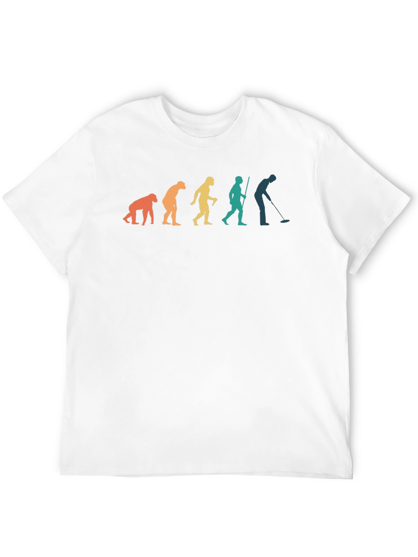 Evolution of Treasure Hunter T-Shirt - Metal Detecting Tee