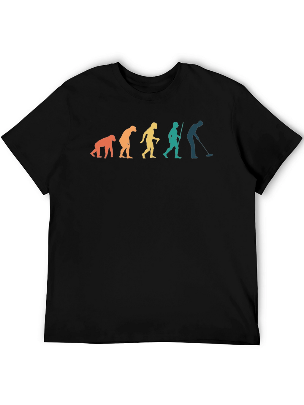Evolution of Treasure Hunter T-Shirt - Metal Detecting Tee