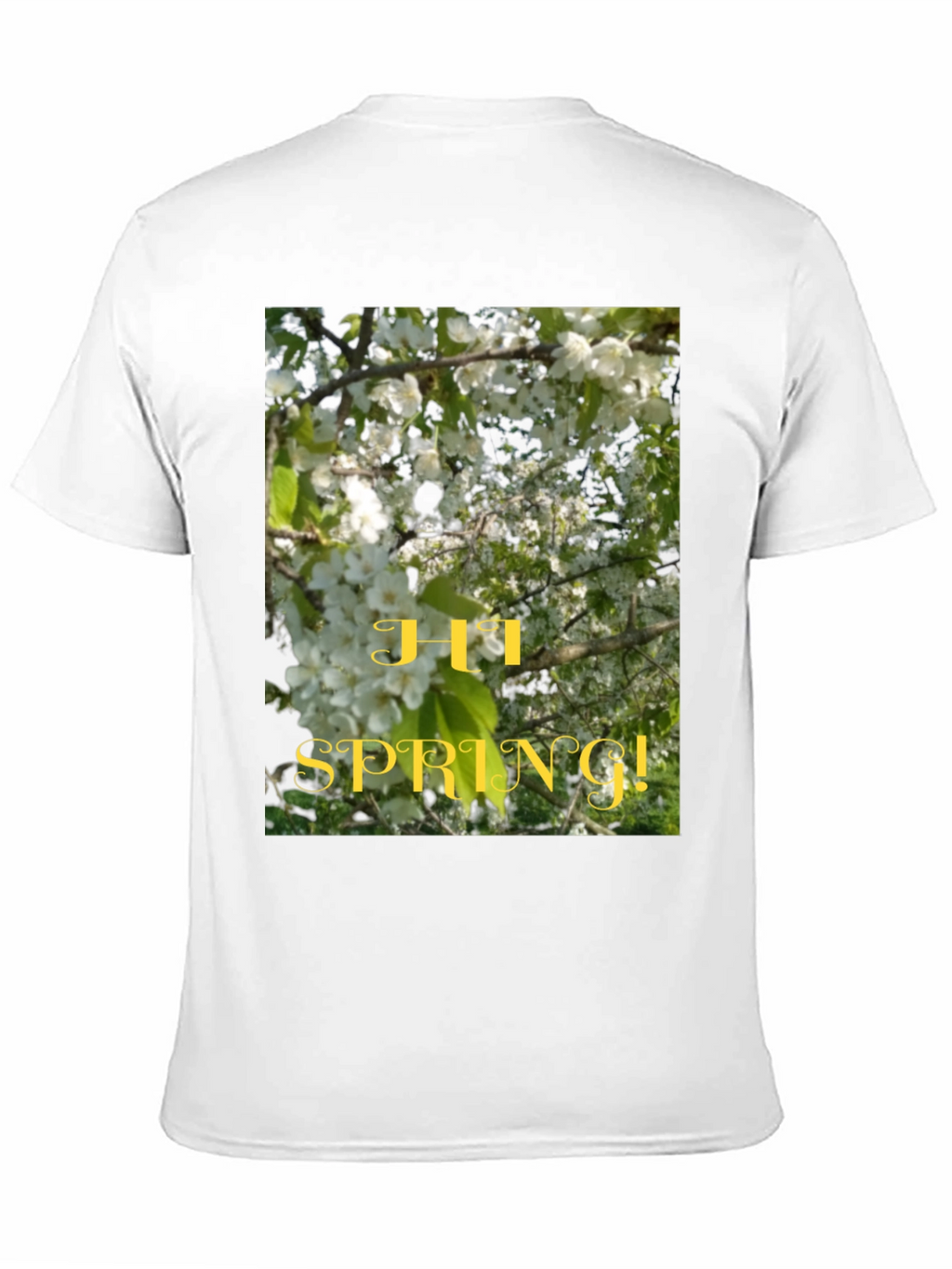 Hi Spring! Graphic Tee - Nature Inspired Design