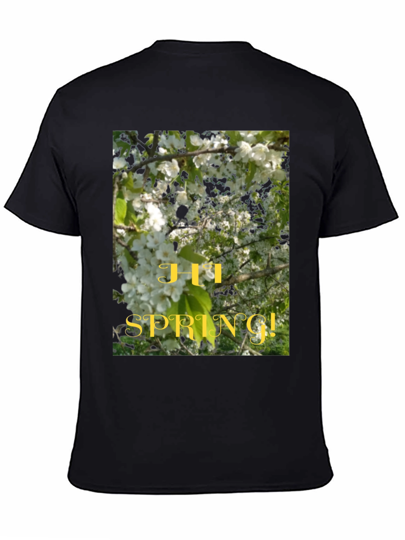 Hi Spring! Graphic Tee - Nature Inspired Design