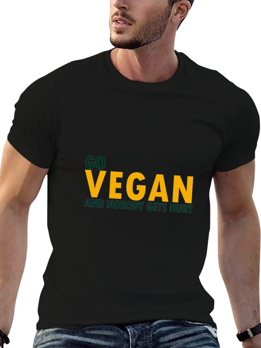 Go Vegan T-Shirt - Cruelty-Free Fashion