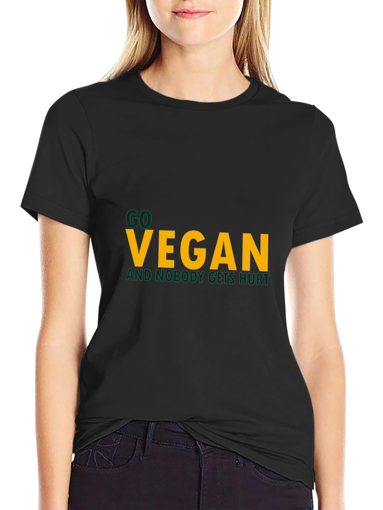 Go Vegan T-Shirt - Cruelty-Free Fashion