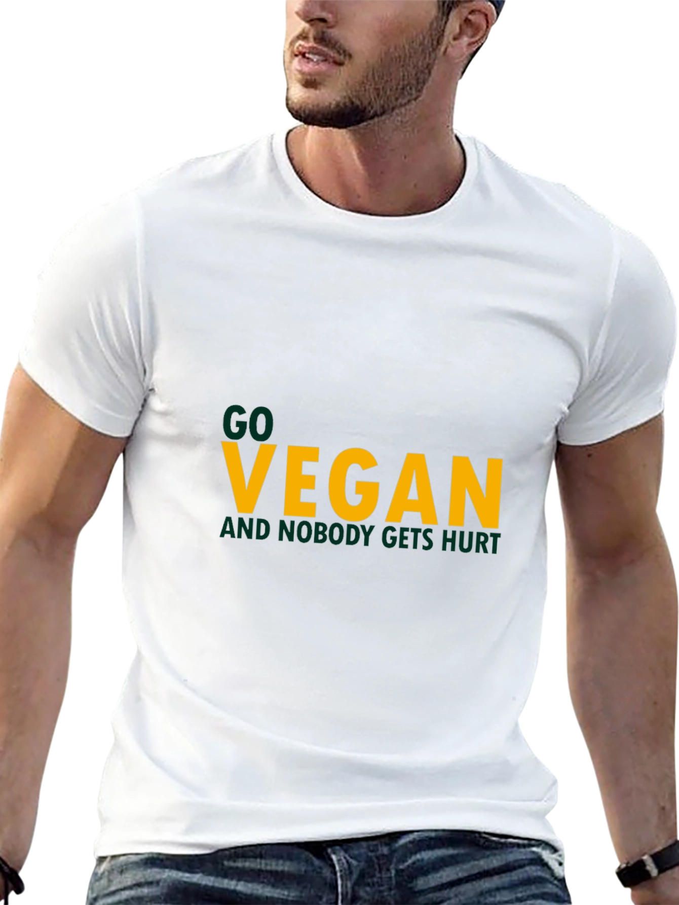 Go Vegan T-Shirt - Cruelty-Free Fashion