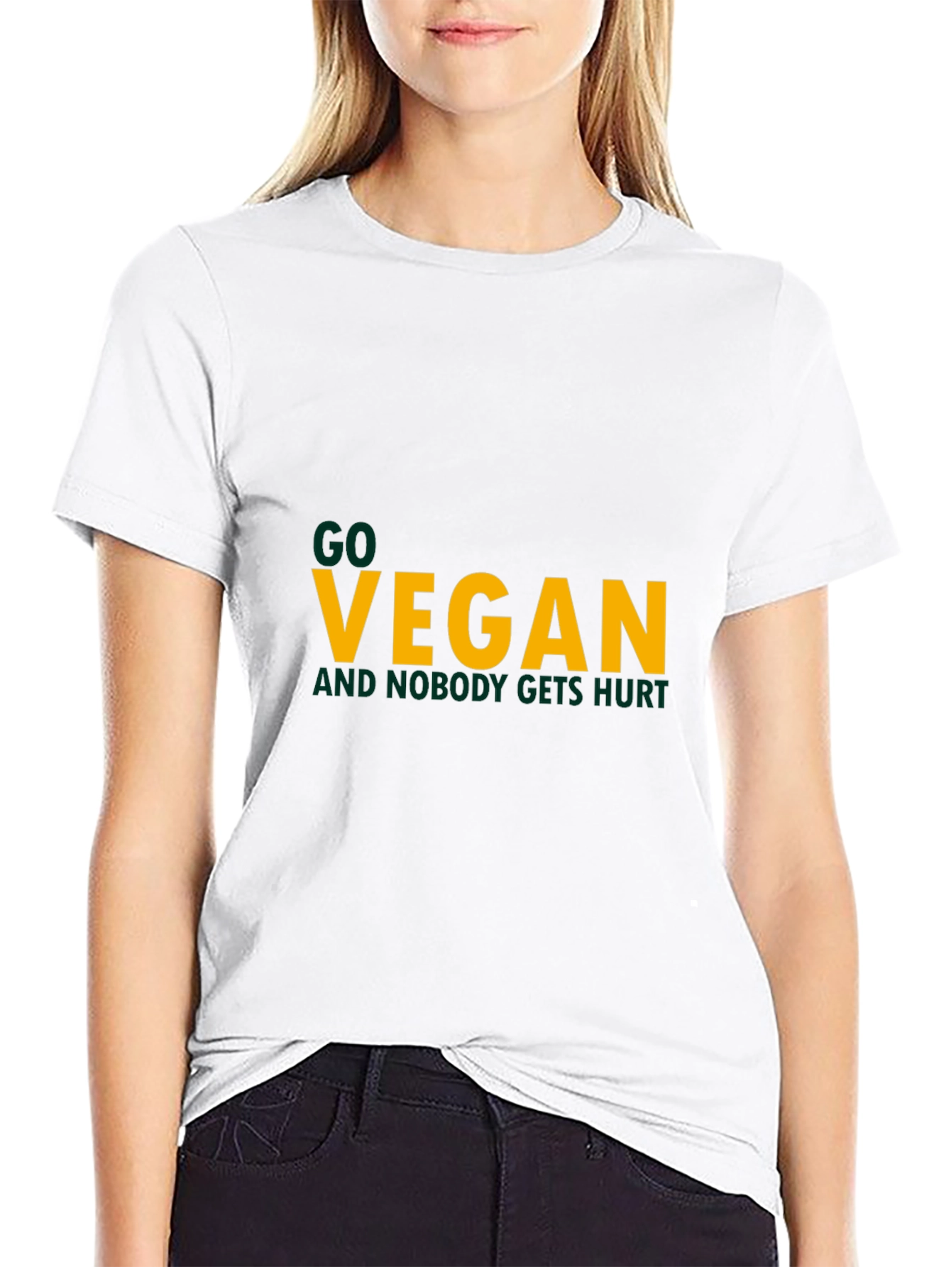 Go Vegan T-Shirt - Cruelty-Free Fashion