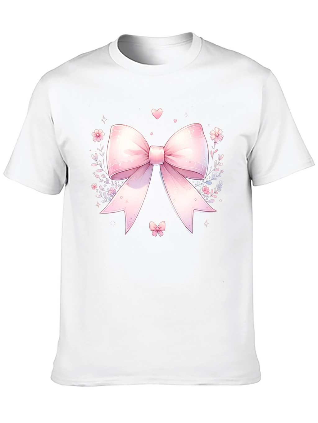 Cute Pink Bow T-Shirt - Kawaii Style