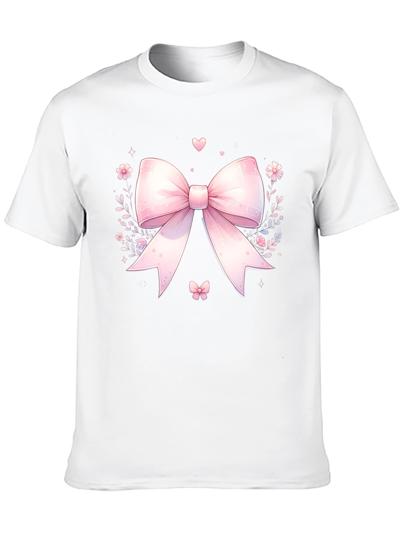 Cute Pink Bow T-Shirt - Kawaii Style
