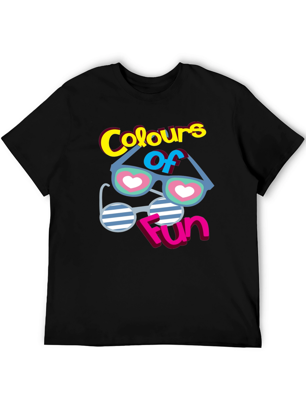 Fun Colours T-Shirt - Quirky Graphic Tee