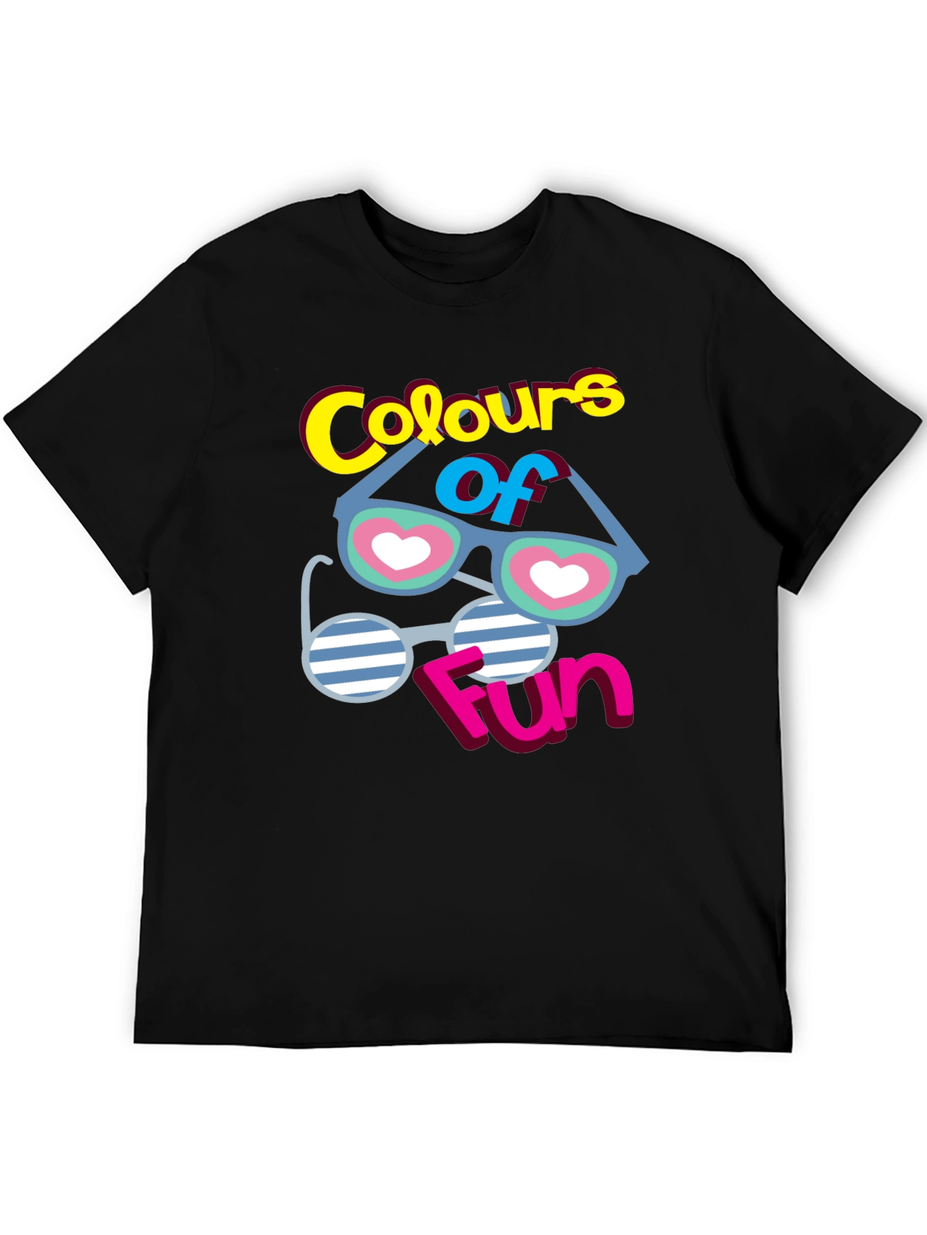 Fun Colours T-Shirt - Quirky Graphic Tee