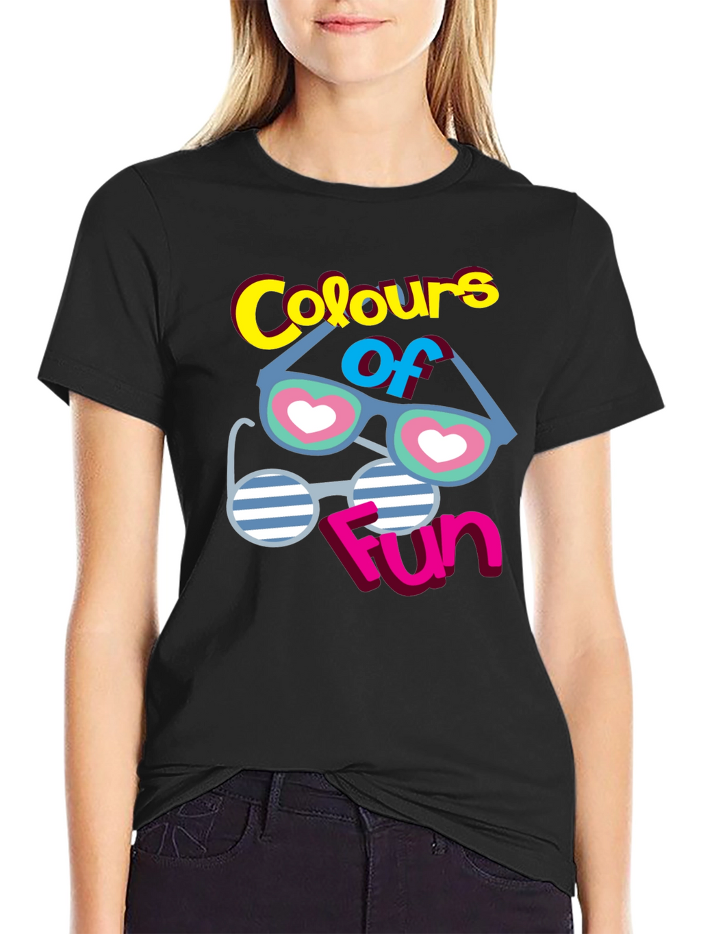 Fun Colours T-Shirt - Quirky Graphic Tee