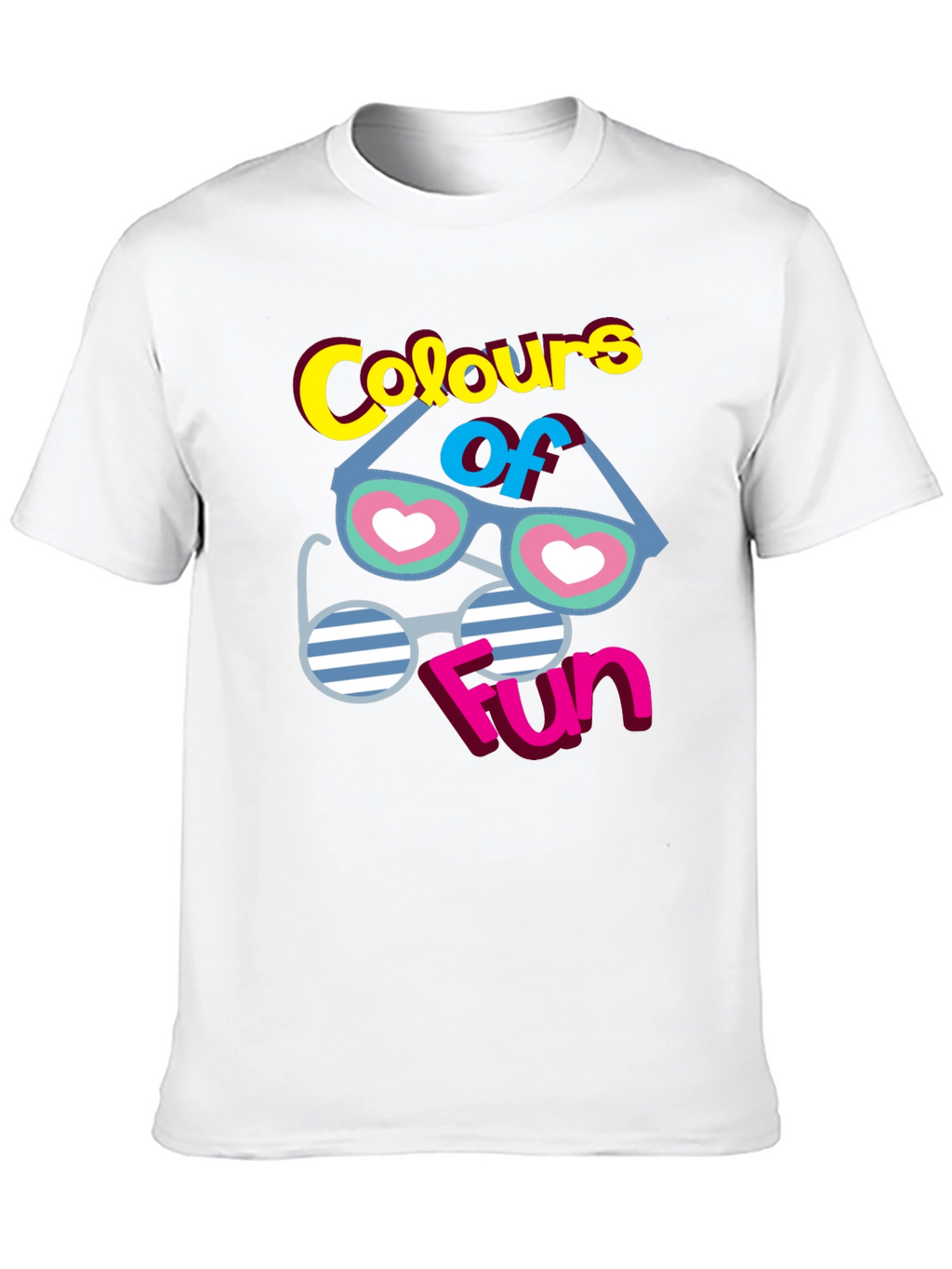 Fun Colours T-Shirt - Quirky Graphic Tee