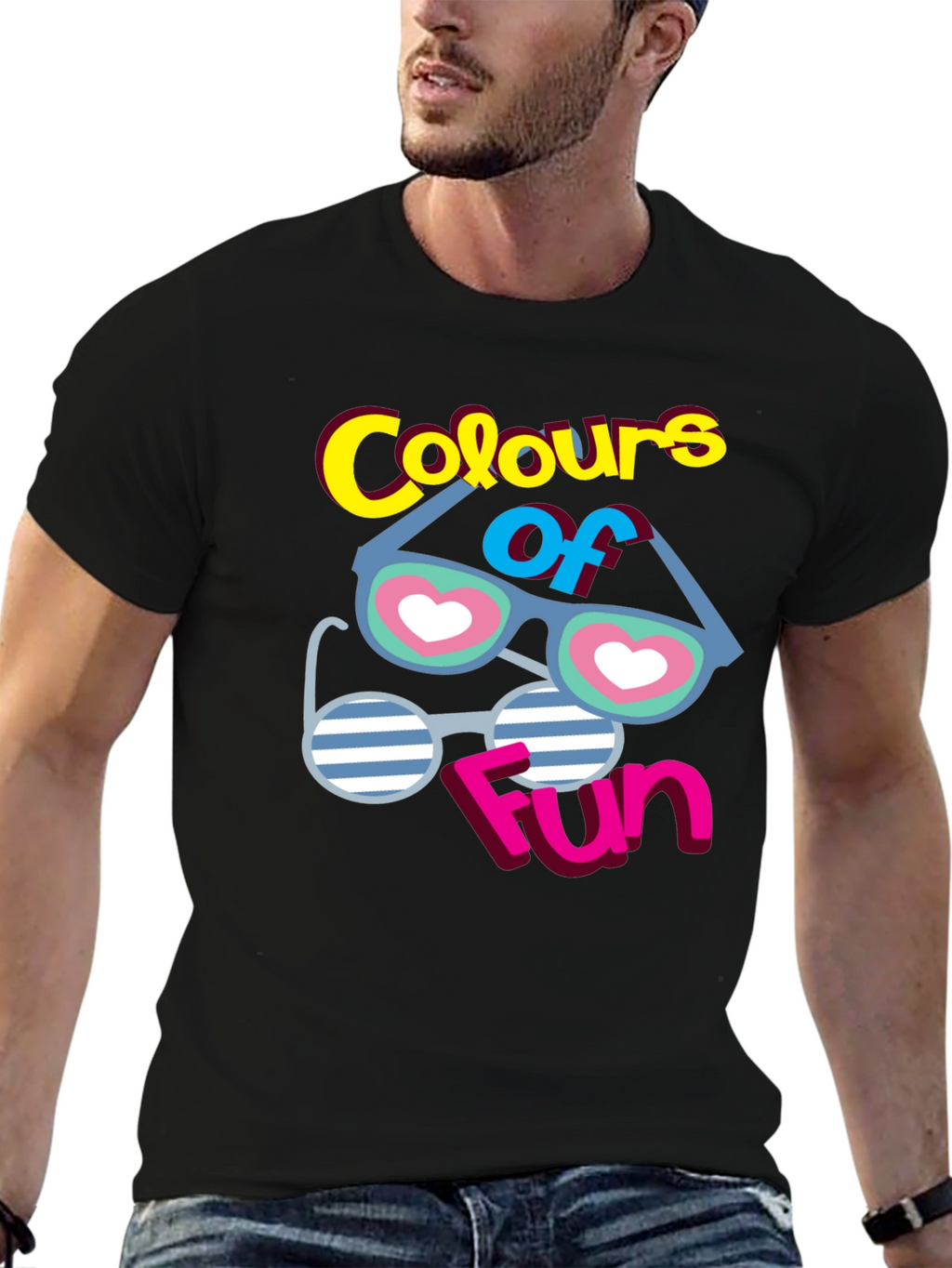 Fun Colours T-Shirt - Quirky Graphic Tee