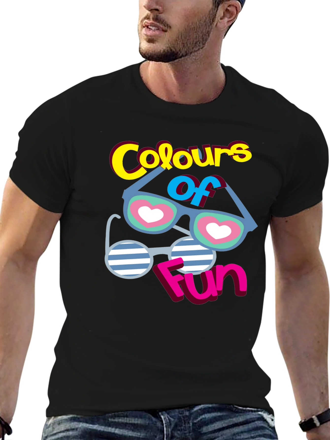 Fun Colours T-Shirt - Quirky Graphic Tee