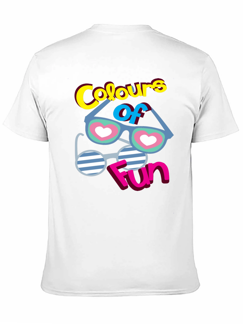 Fun Colours T-Shirt - Quirky Graphic Tee