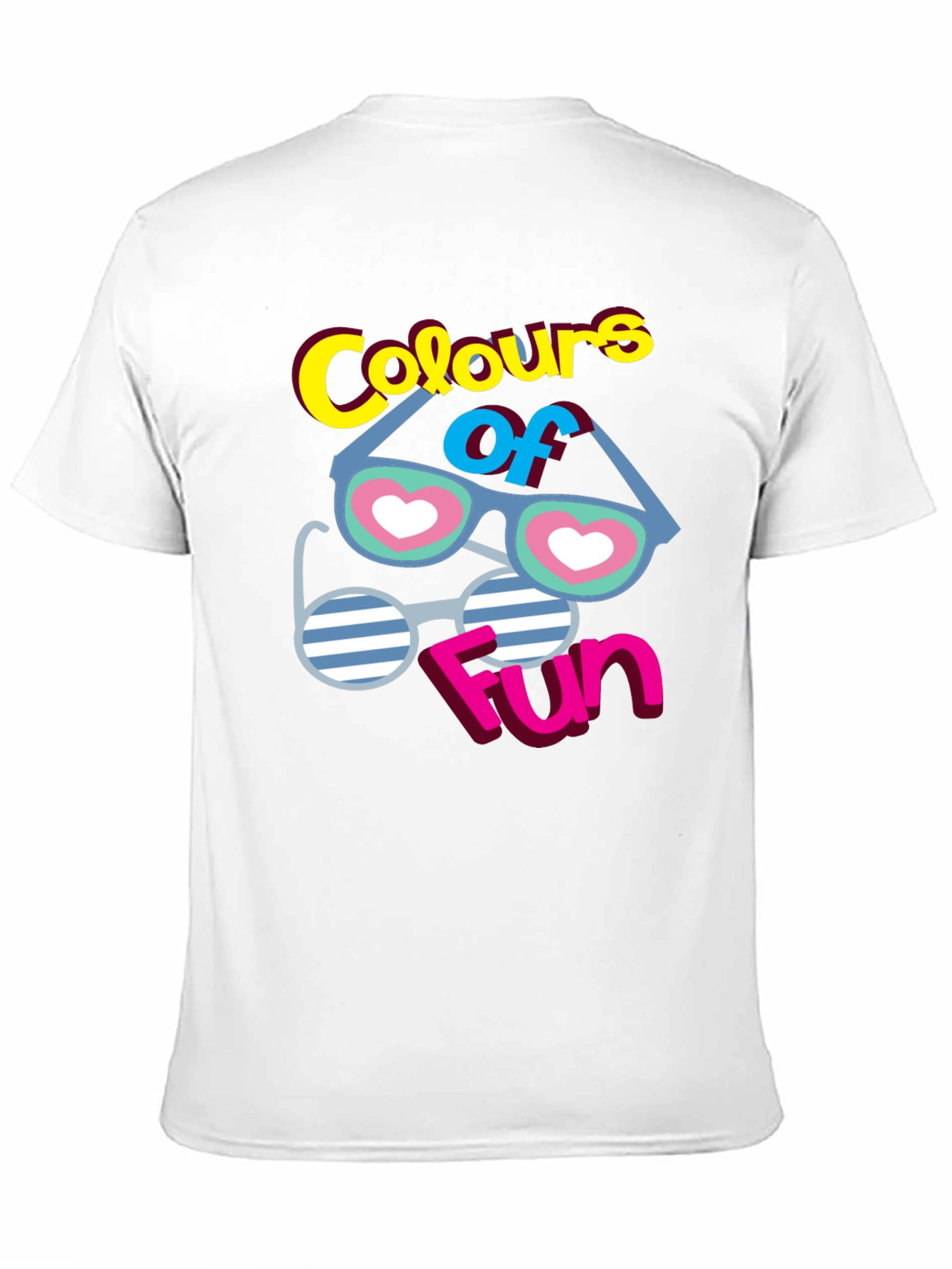Fun Colours T-Shirt - Quirky Graphic Tee