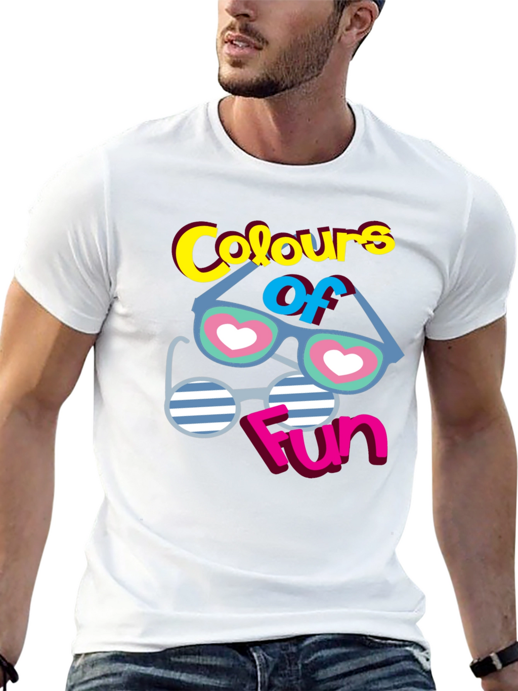 Fun Colours T-Shirt - Quirky Graphic Tee