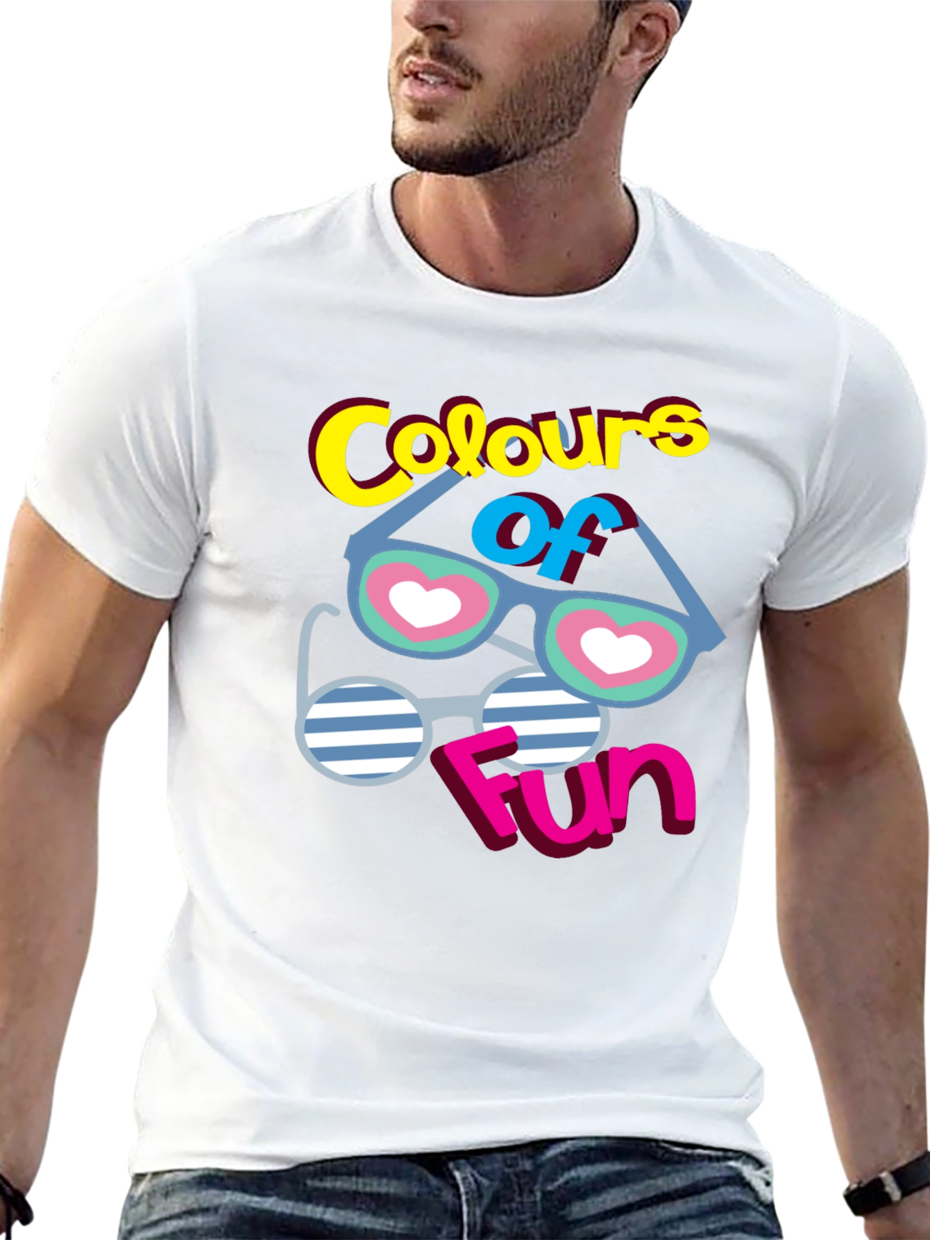 Fun Colours T-Shirt - Quirky Graphic Tee