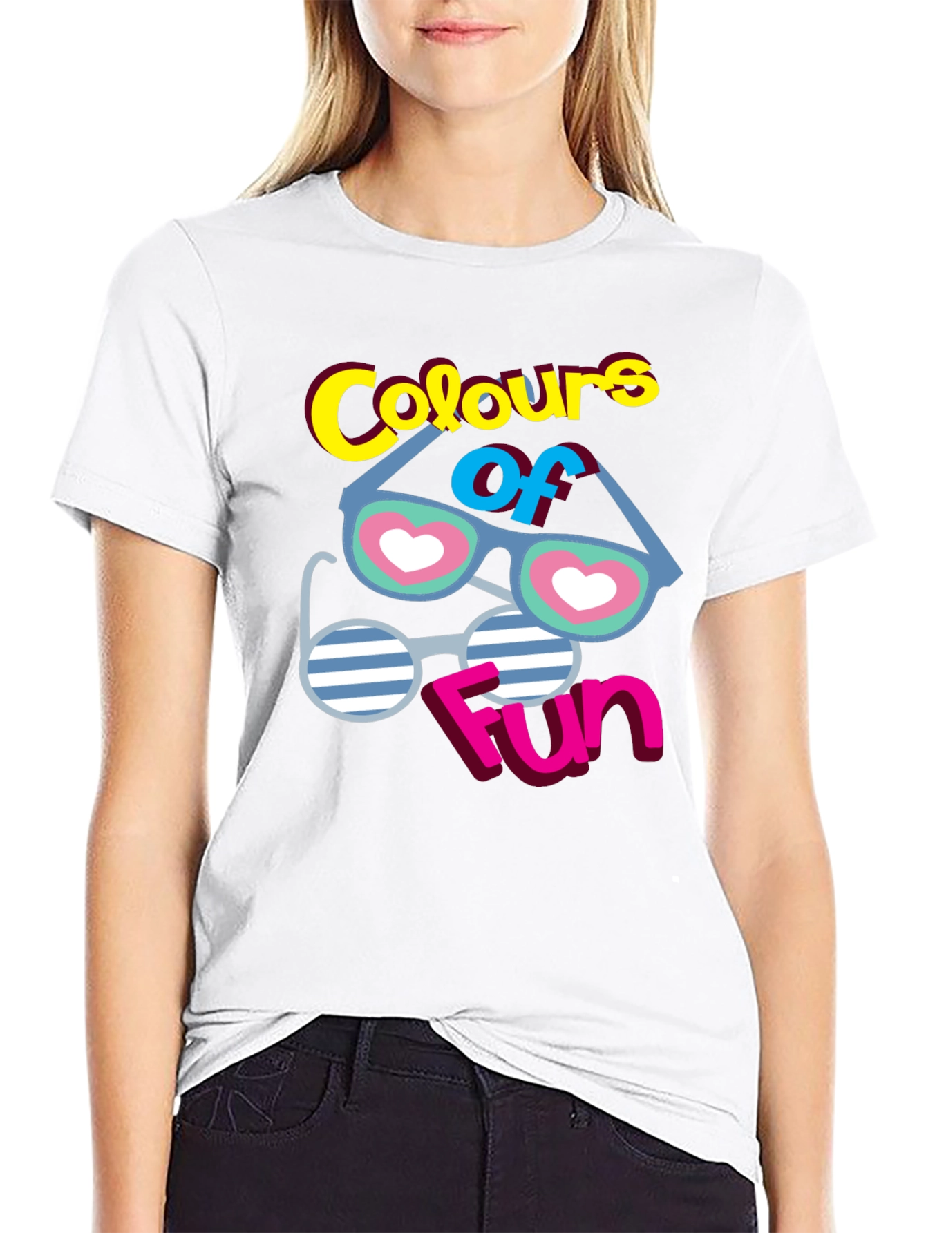 Fun Colours T-Shirt - Quirky Graphic Tee