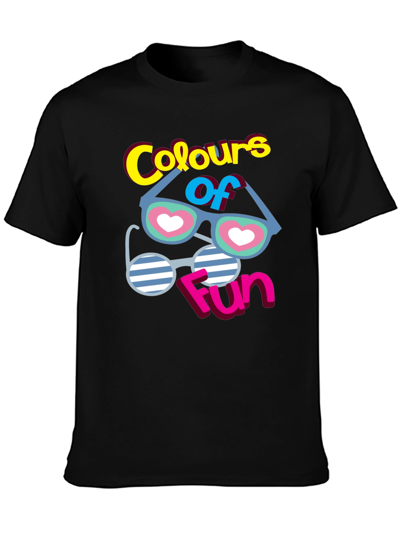 Fun Colours T-Shirt - Quirky Graphic Tee
