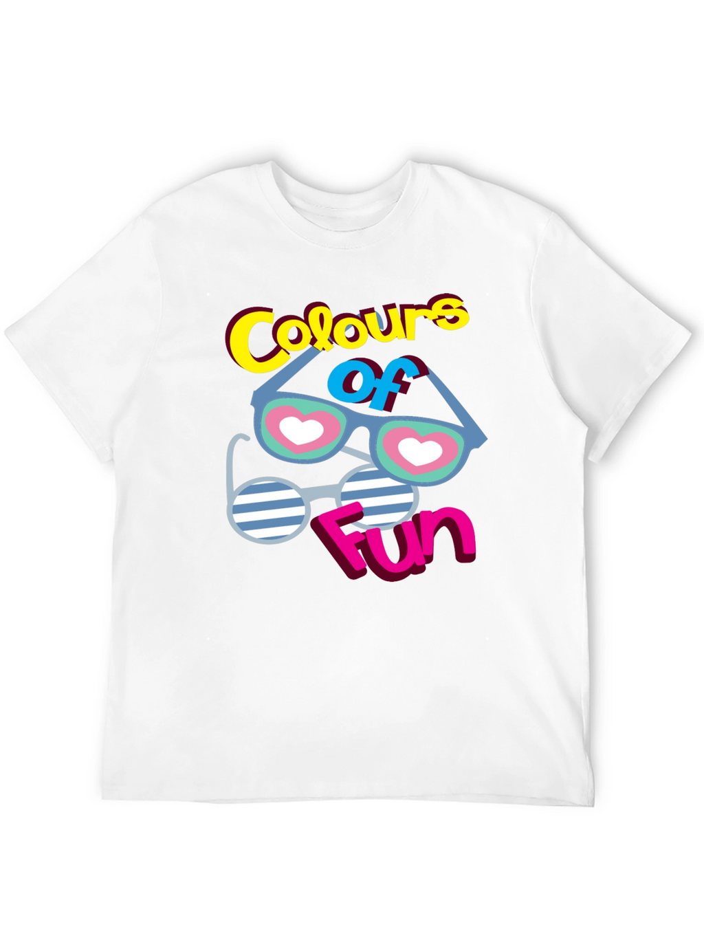 Fun Colours T-Shirt - Quirky Graphic Tee