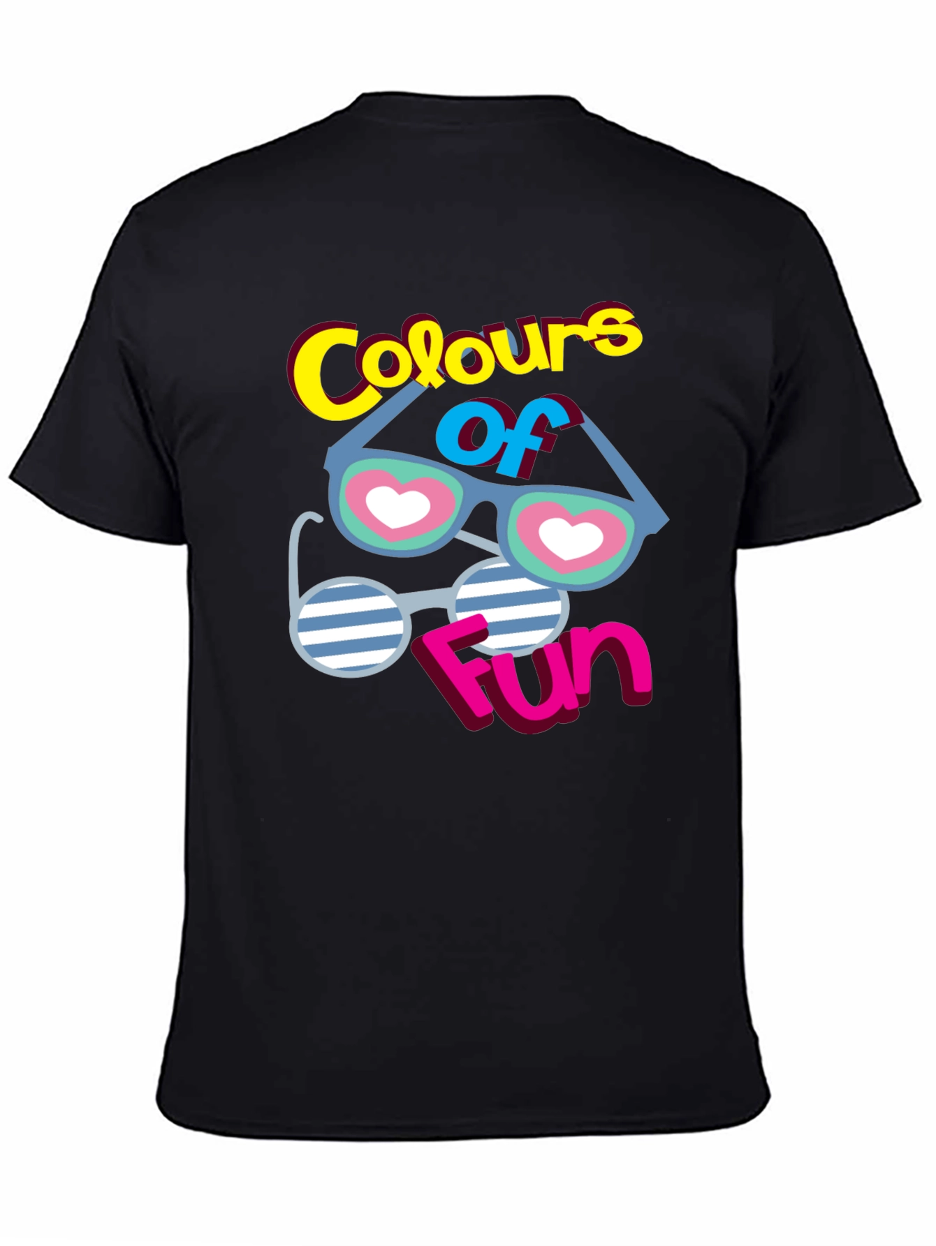 Fun Colours T-Shirt - Quirky Graphic Tee