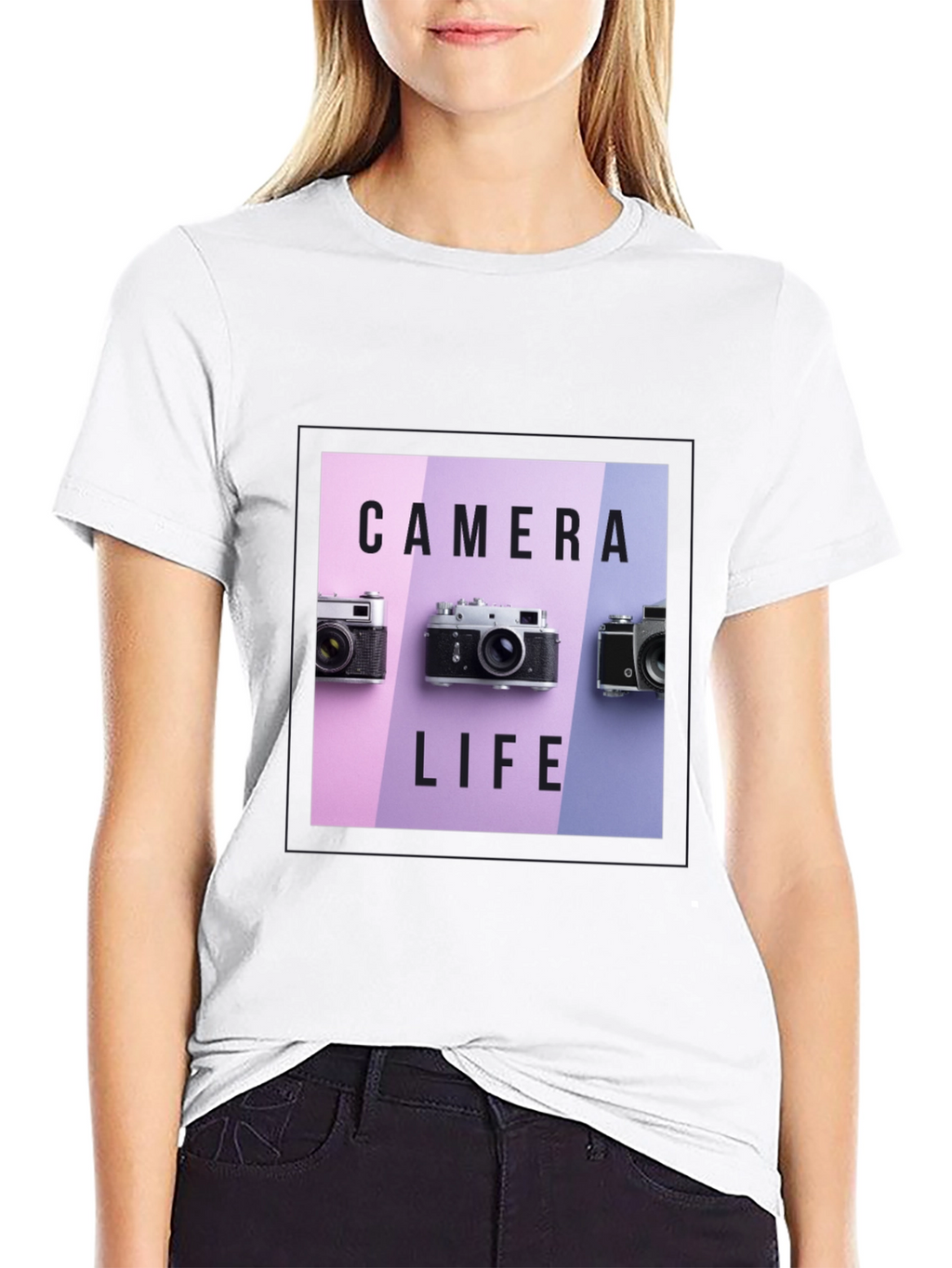 Camera Life T-Shirt - Trendy Graphic Tee