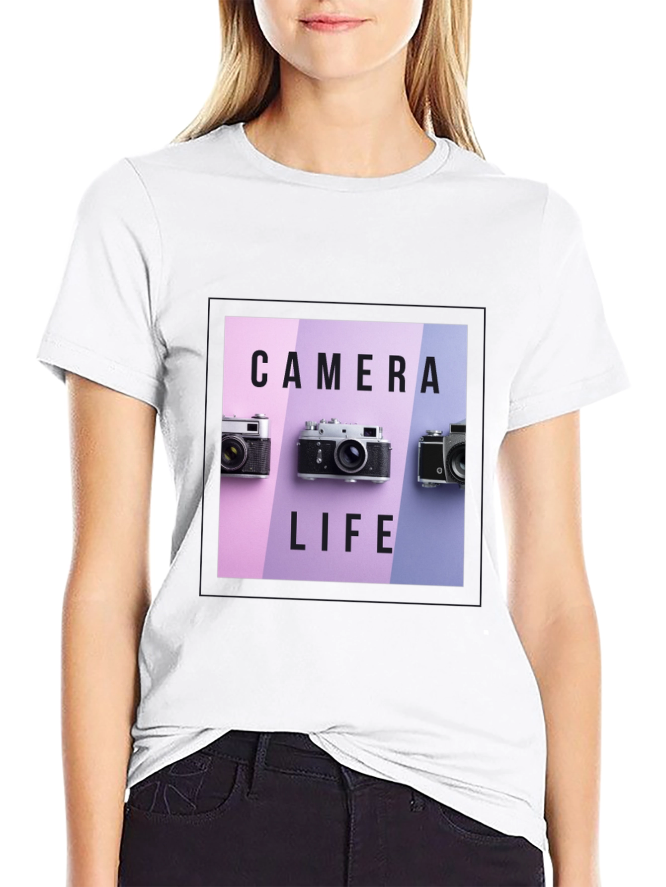 Camera Life T-Shirt - Trendy Graphic Tee