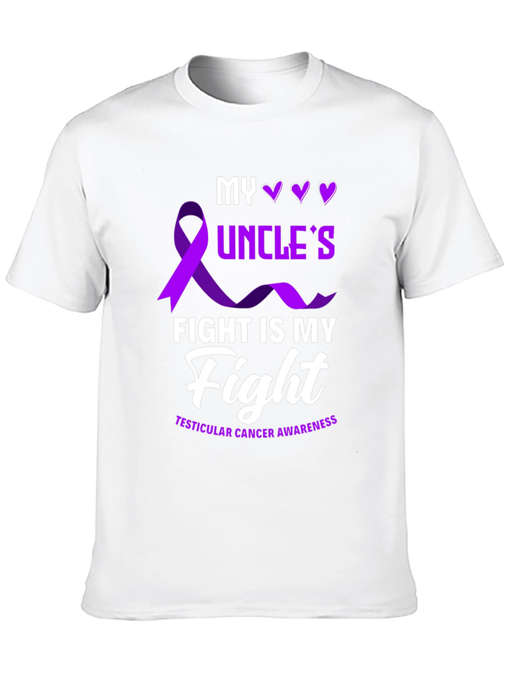 My Uncles Fight T-Shirt - Testicular Cancer Awareness Tee