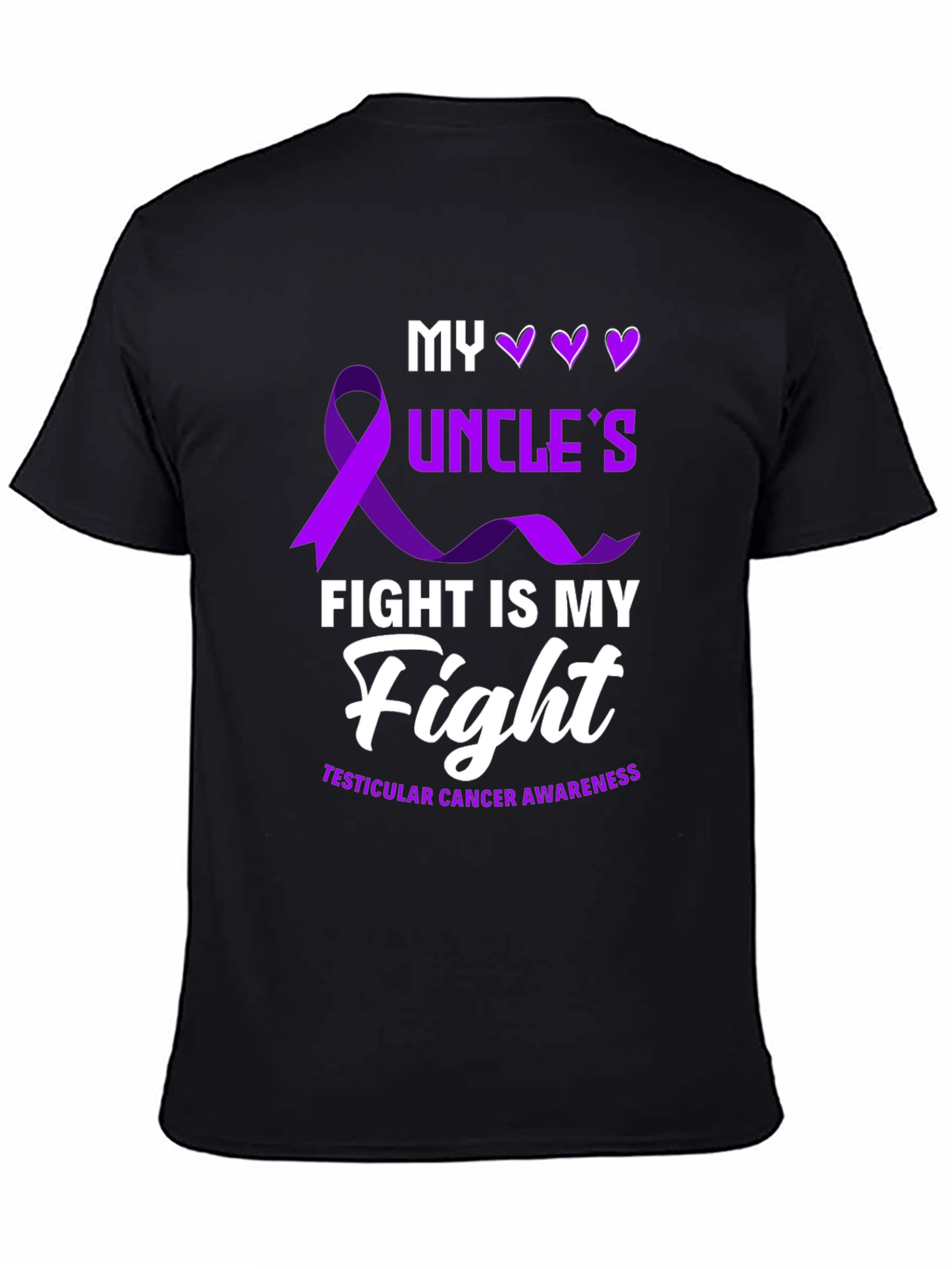 My Uncles Fight T-Shirt - Testicular Cancer Awareness Tee
